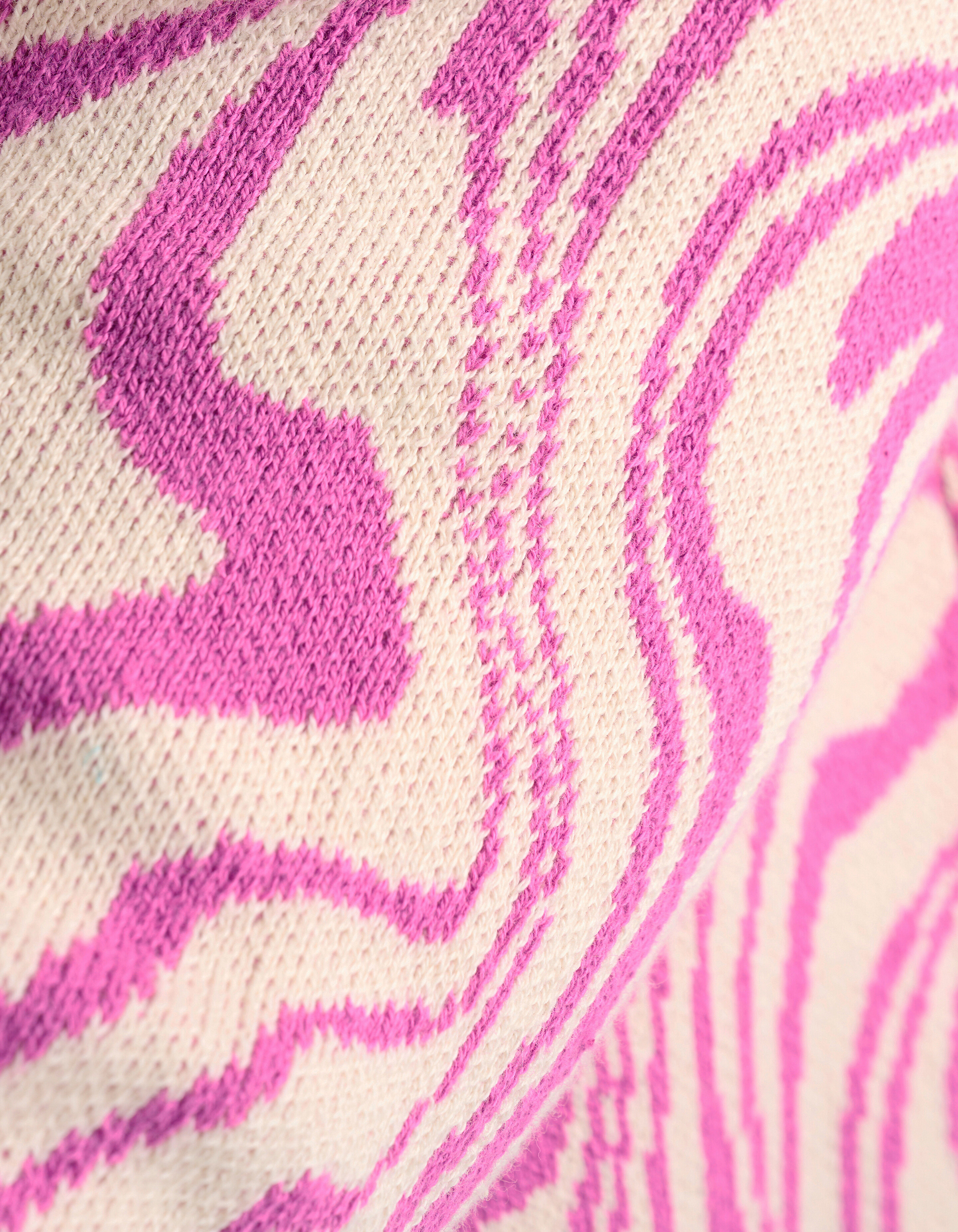Jacquard Swirl Trui Roze SHOEBY WOMEN