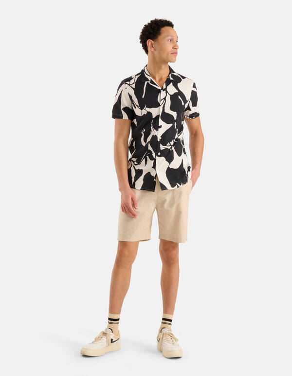 Linnen Short Lichtbruin SHOEBY MEN