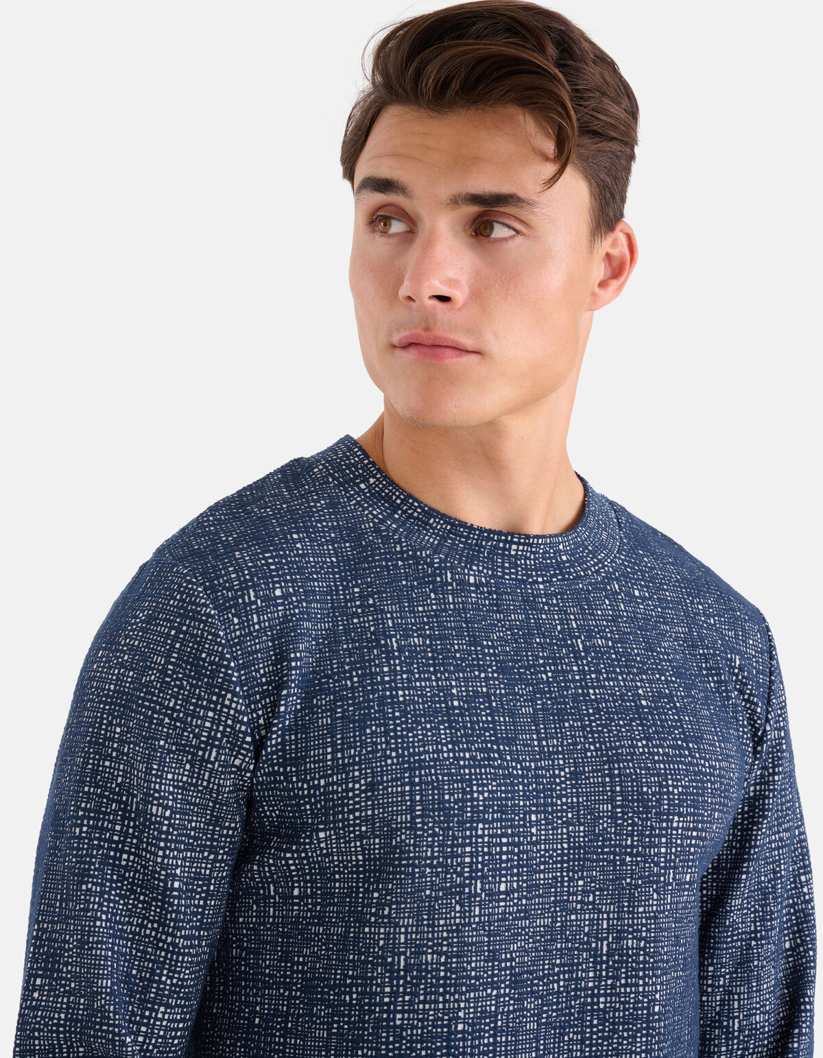 Grafisch T-shirt Donkerblauw SHOEBY MEN