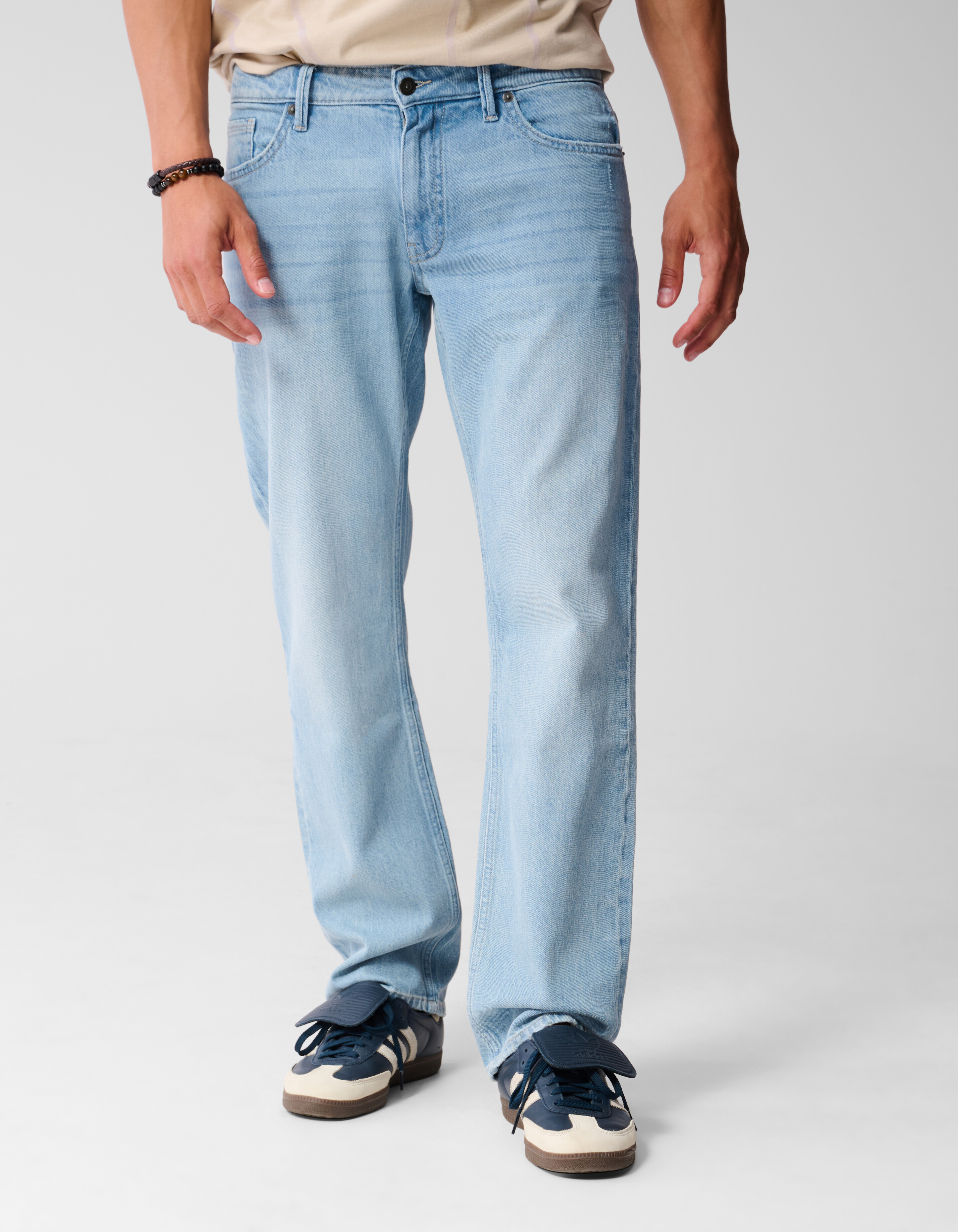 Straight Fit Jeans Bleached L32 SHOEBY MEN