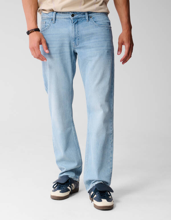 Straight Fit Jeans Bleached L32 SHOEBY MEN