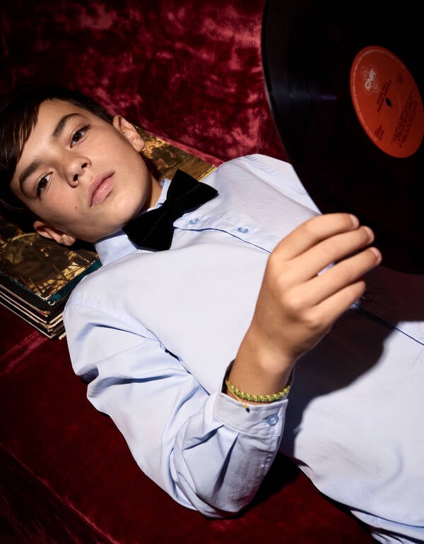 Velvet Strik Zwart SHOEBY ACCESSOIRES