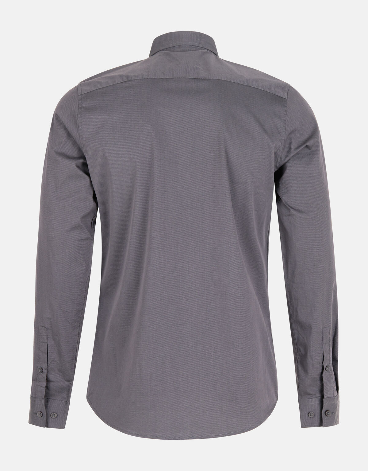 Diagonaal Overhemd Donkergrijs SHOEBY MEN