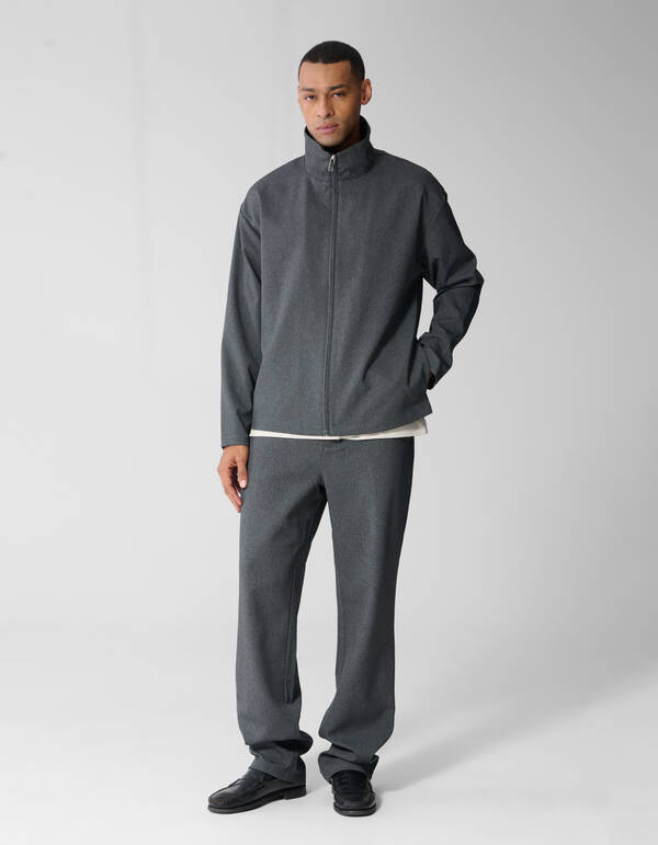 Melange Broek Grijs SHOEBY MEN