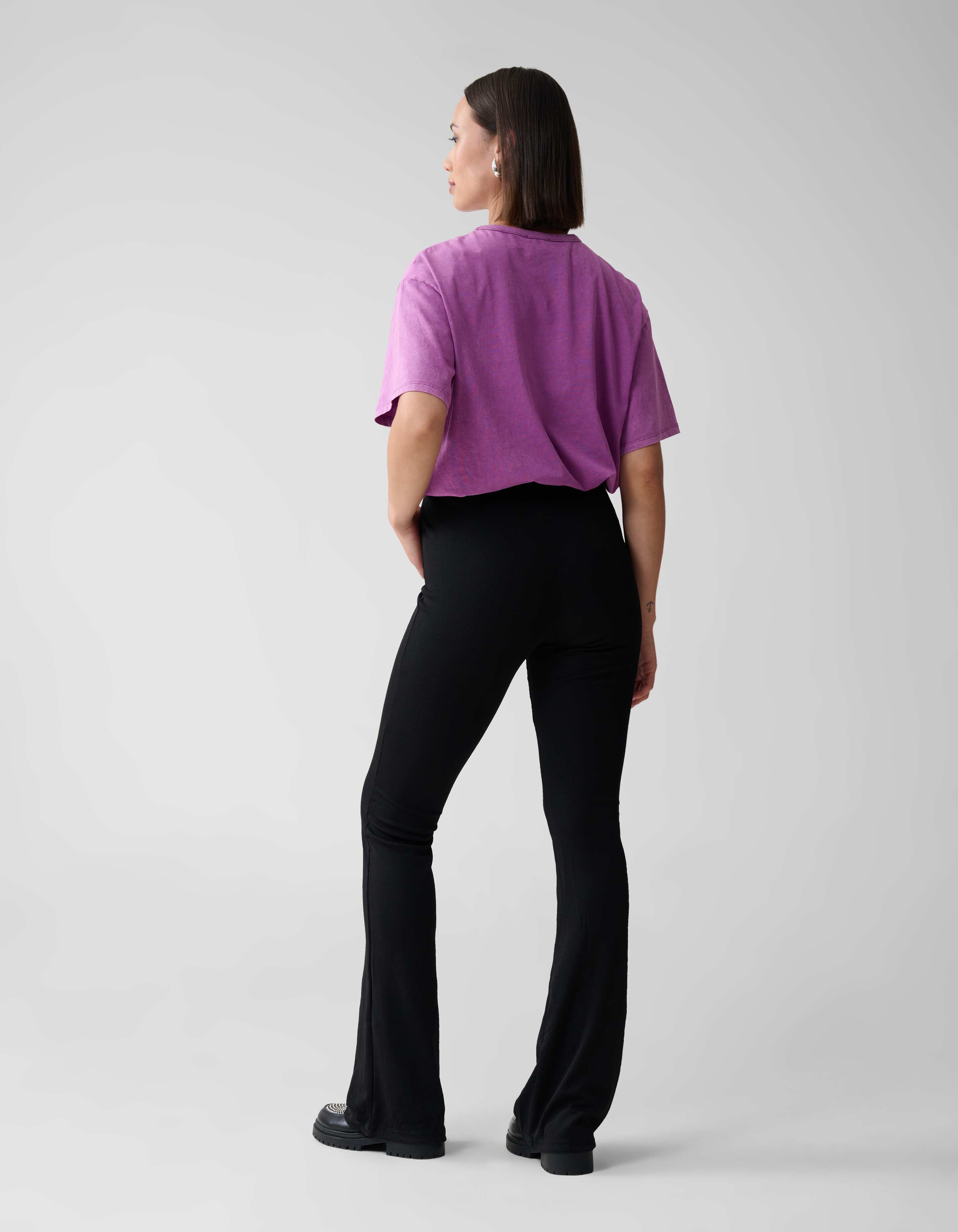 Flared Fit Legging Zwart SHOEBY WOMEN