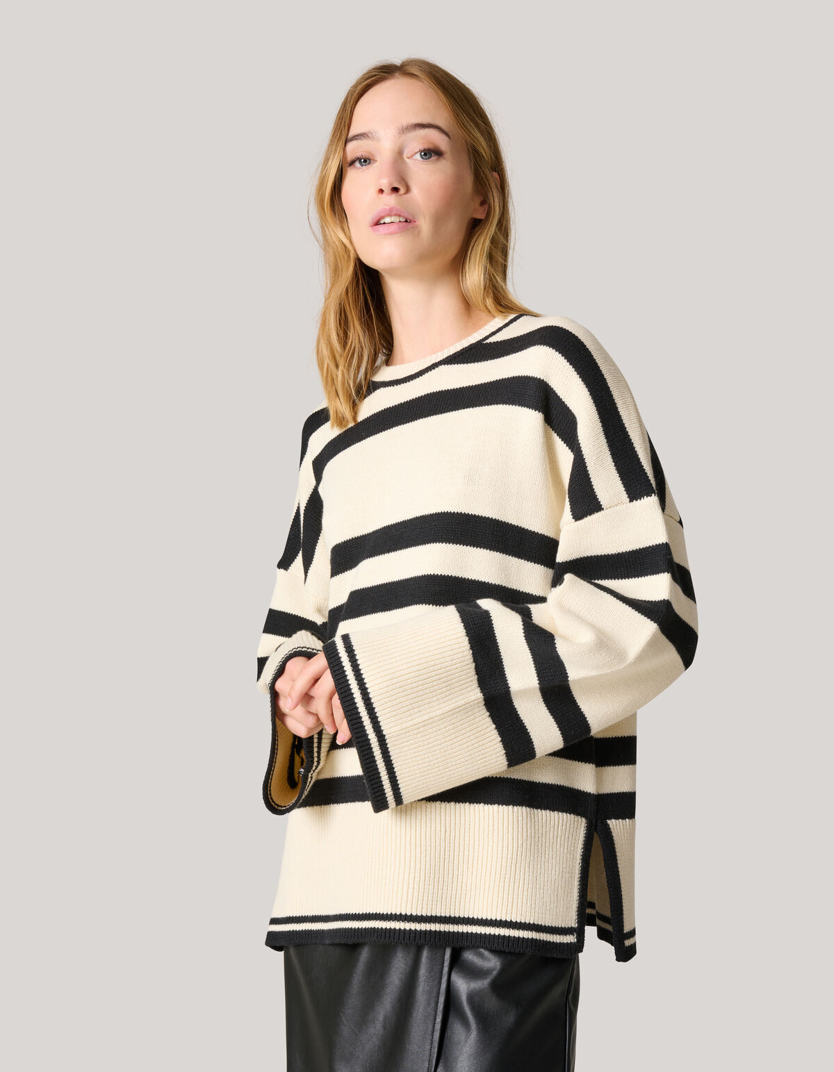 Stripe Trui Gebrokenwit SHOEBY WOMEN