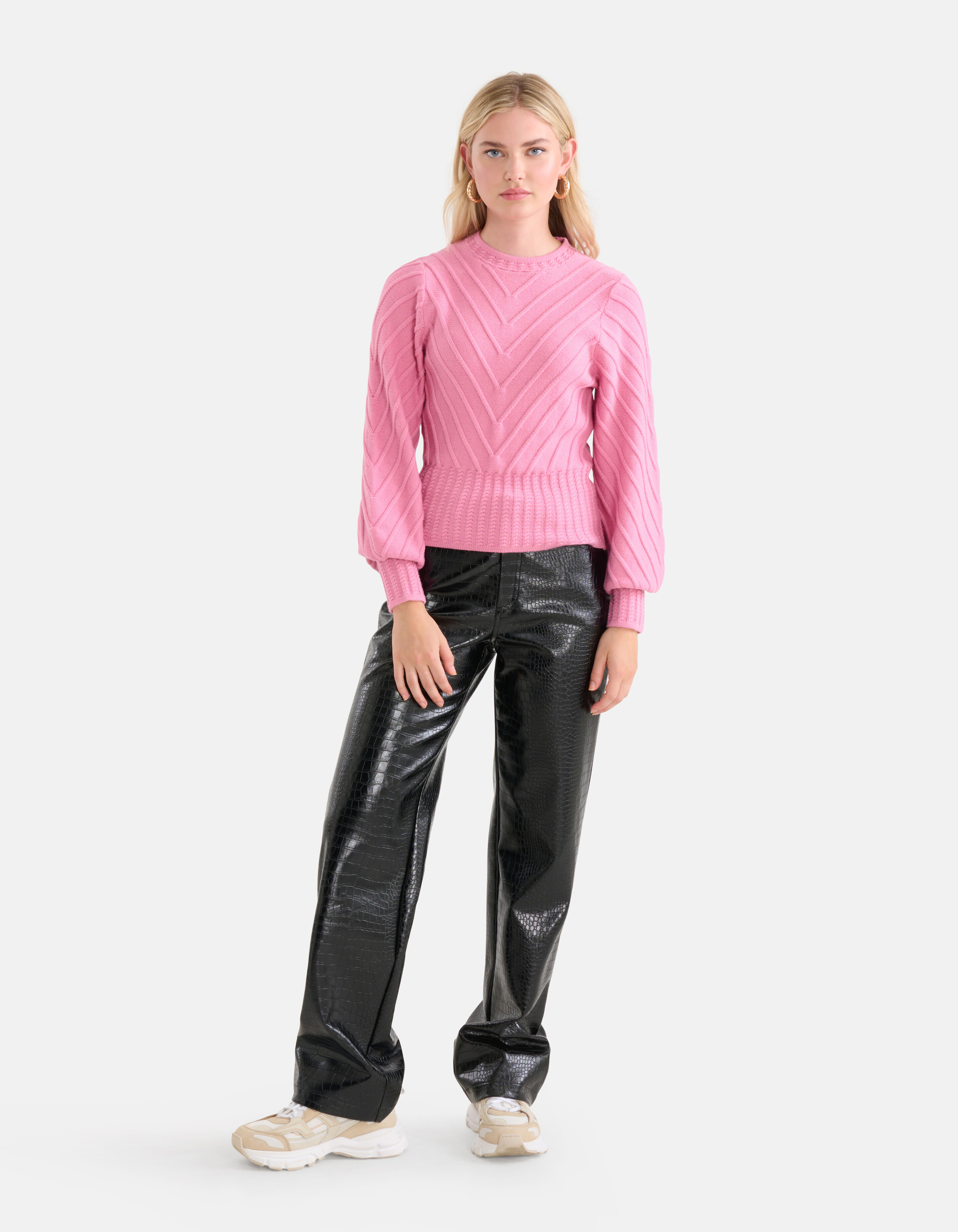 Diagonaal Trui Roze SHOEBY WOMEN