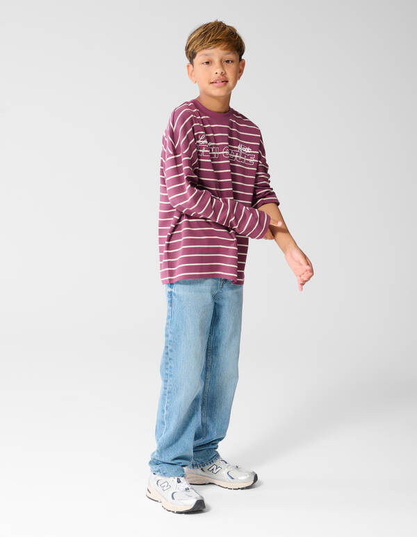 Straight Fit Jeans Blauw SHOEBY BOYS