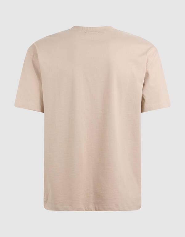Flock Line Artwork T-shirt Zand SHOEBY MEN