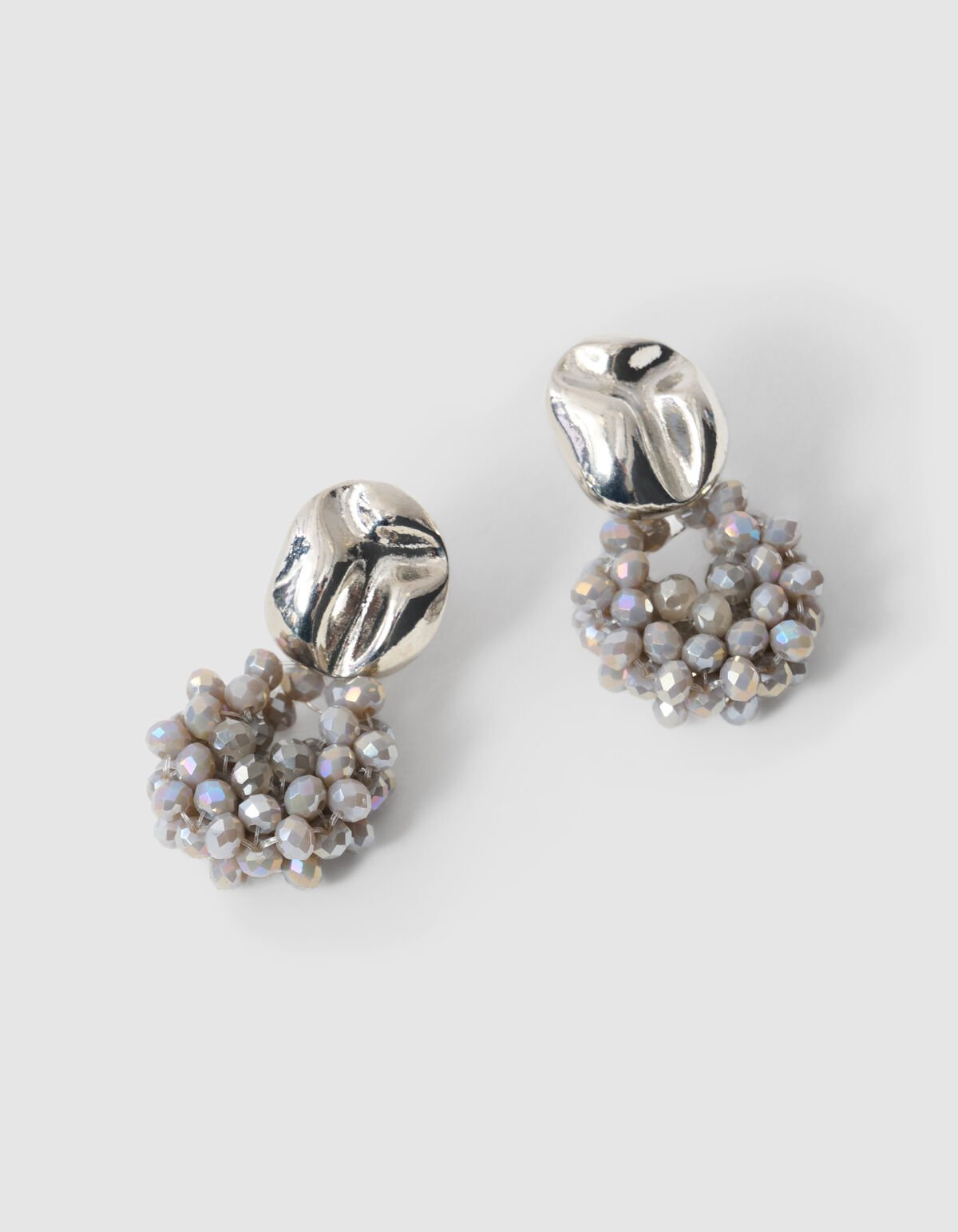 Beaded Roundy Oorbellen Zilver SHOEBY ACCESSOIRES