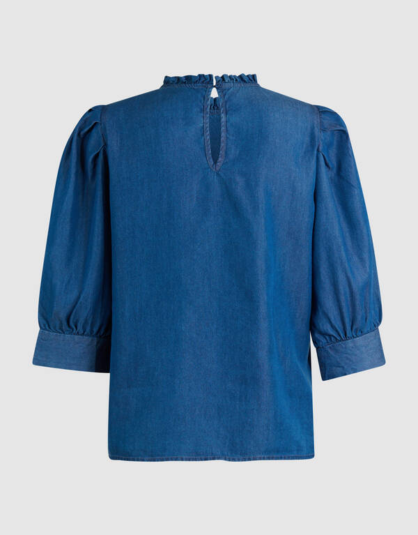 Denim Top Blauw SHOEBY WOMEN