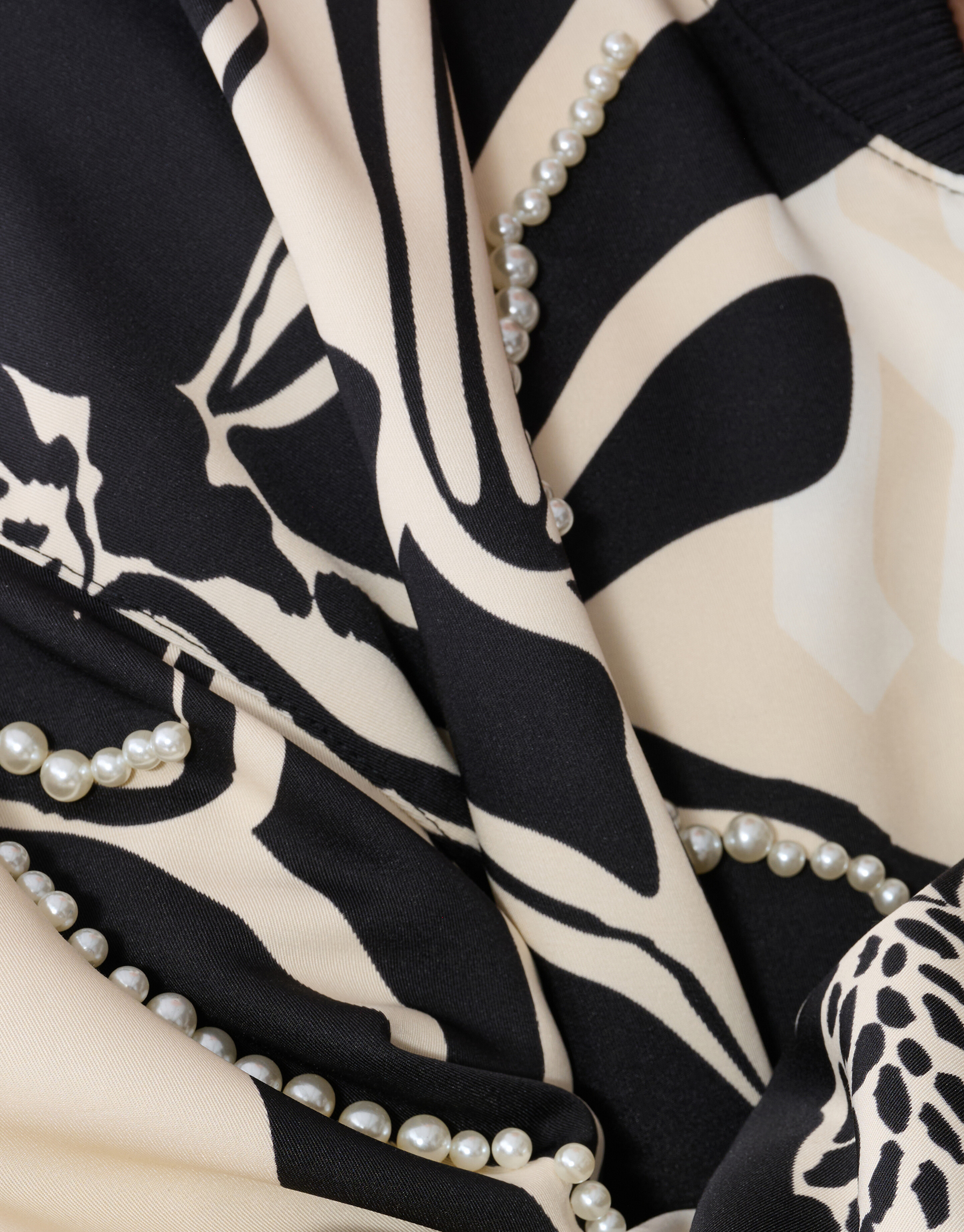 Embellished Bomberjack Wit/Zwart By Mieke SHOEBY WOMEN