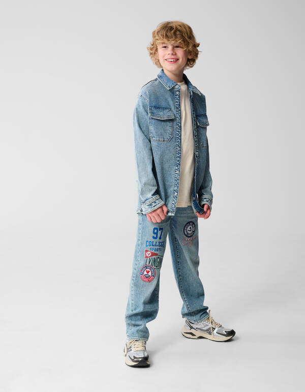 Denim Overshirt Lichtblauw Shoeby X Vingino SHOEBY BOYS