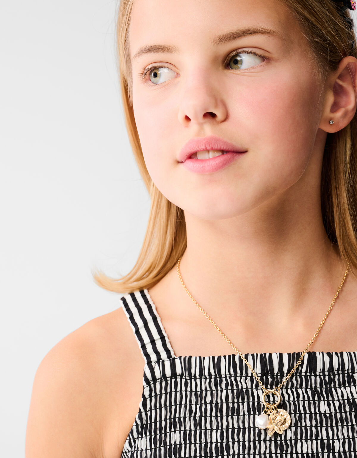 Striped Kreeften Jurk Zwart SHOEBY GIRLS