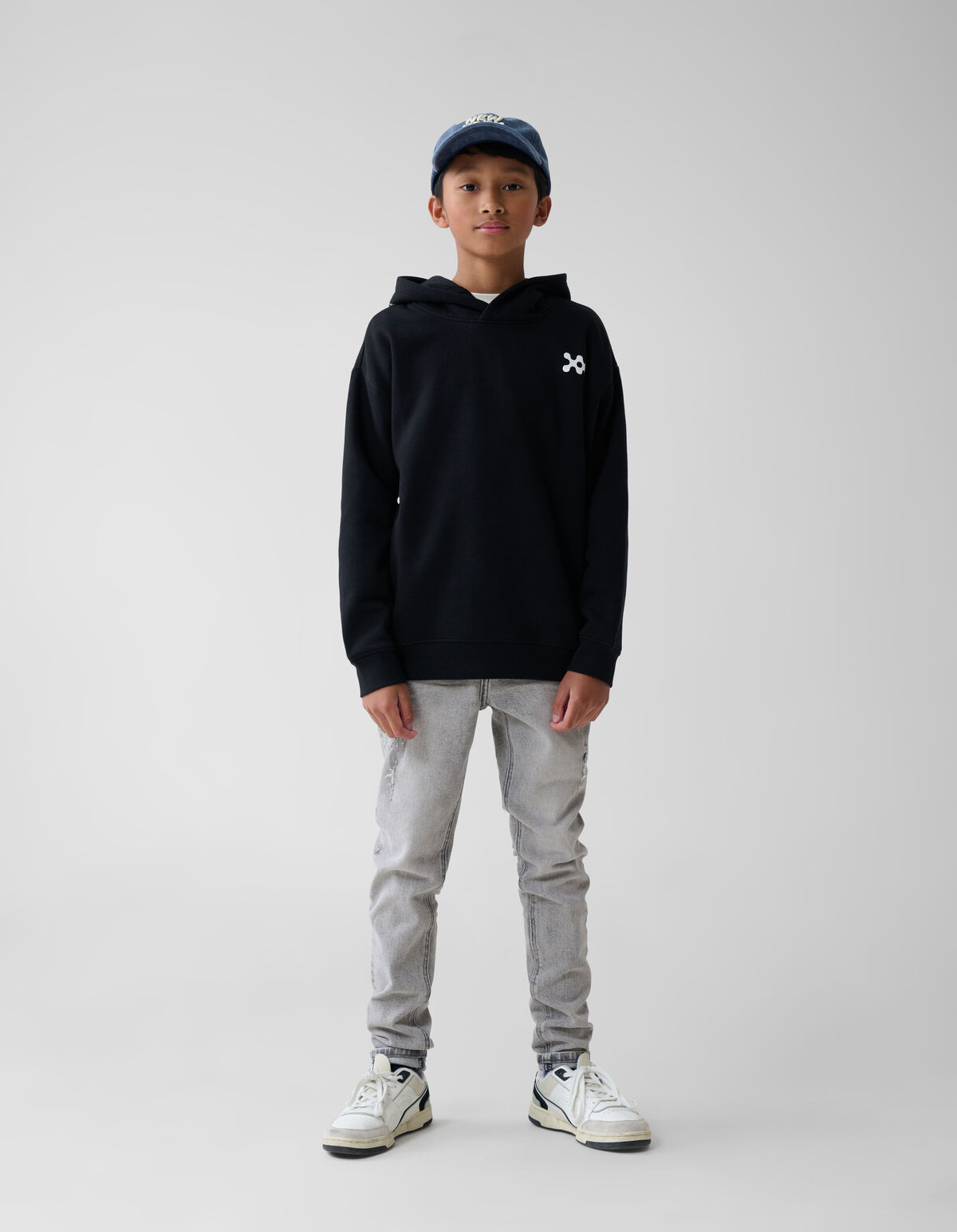 Basis Artwork Hoodie Zwart SHOEBY BOYS