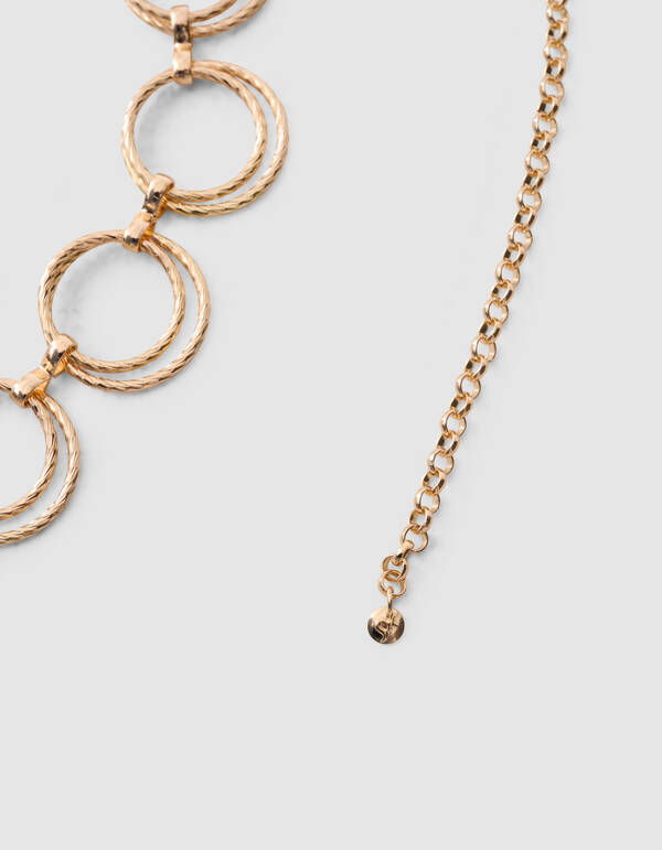 Circle Chain Riem Goud SHOEBY ACCESSOIRES