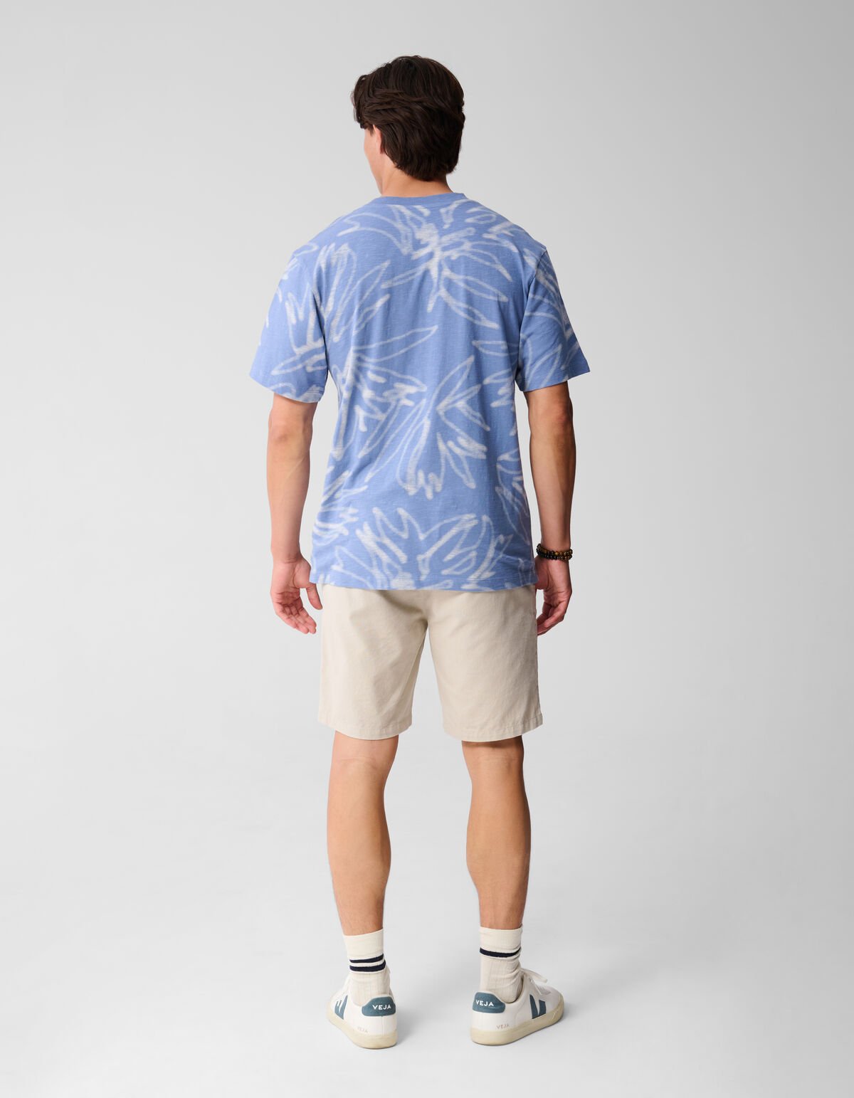 Printed T-shirt Lichtblauw SHOEBY MEN