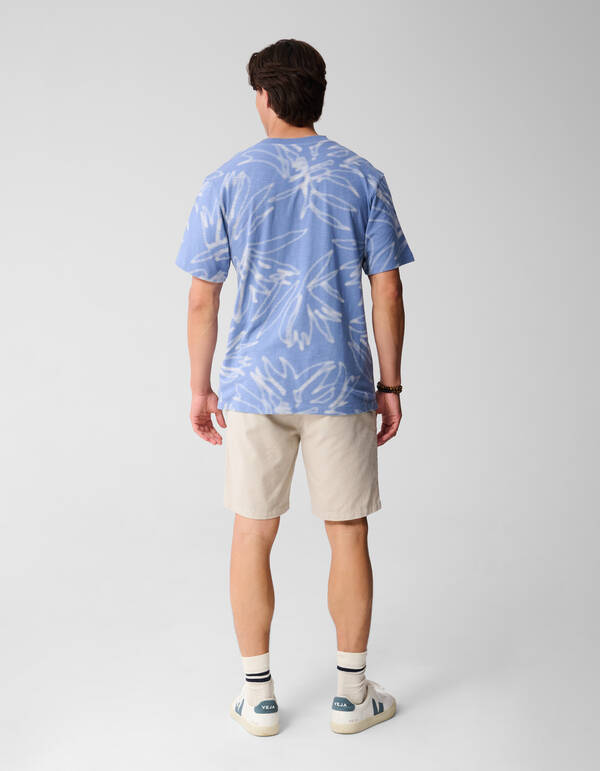 Printed T-shirt Lichtblauw SHOEBY MEN