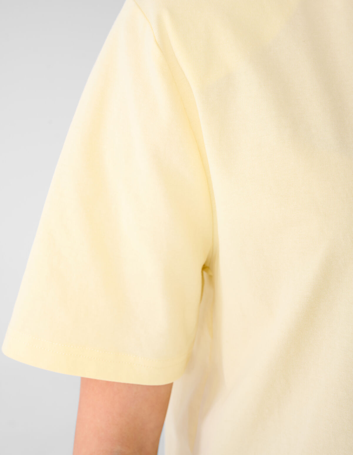 Padded T-shirt Lichtgeel SHOEBY WOMEN