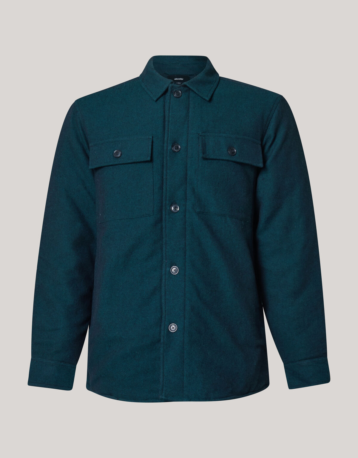 Padded Overshirt Donkergroen SHOEBY MEN