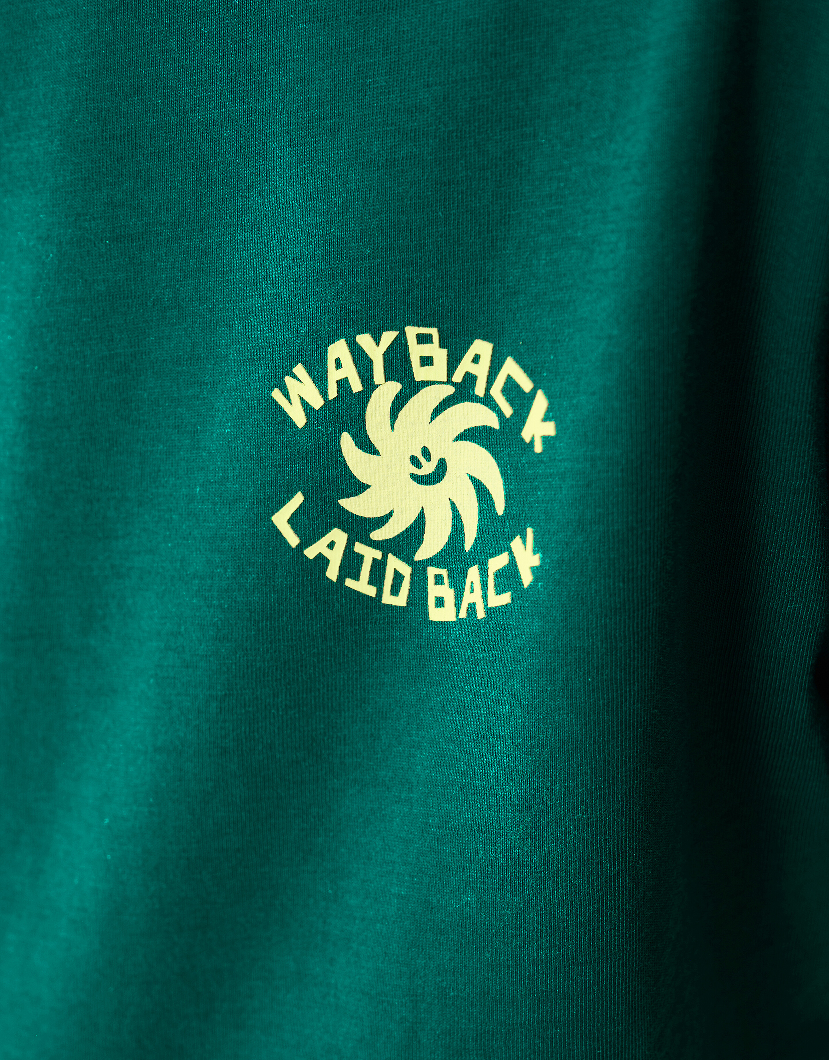 Wayback Artwork T-shirt Donkergroen SHOEBY BOYS