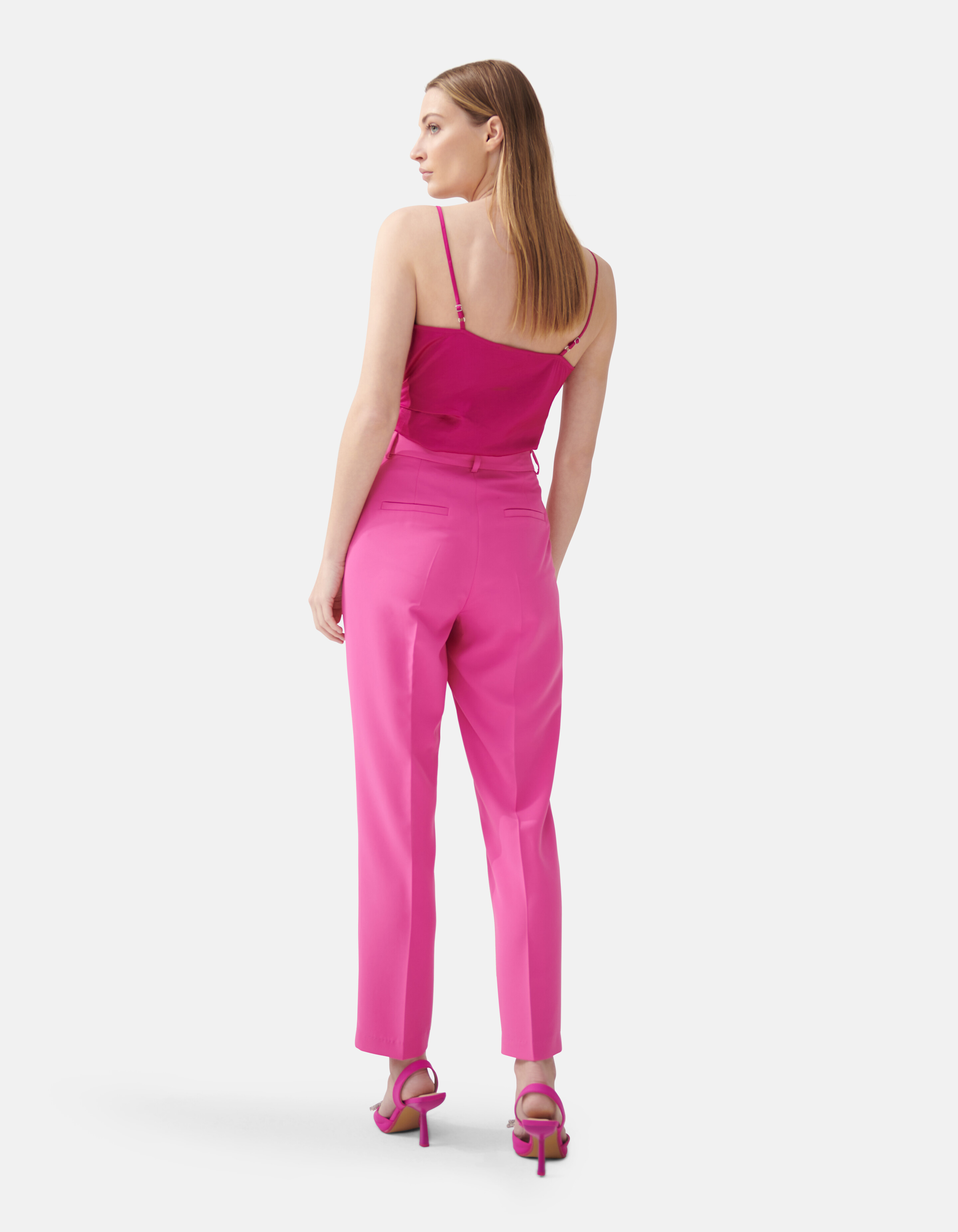 Straight Fit Pantalon Roze By Fred SHOEBY WOMEN