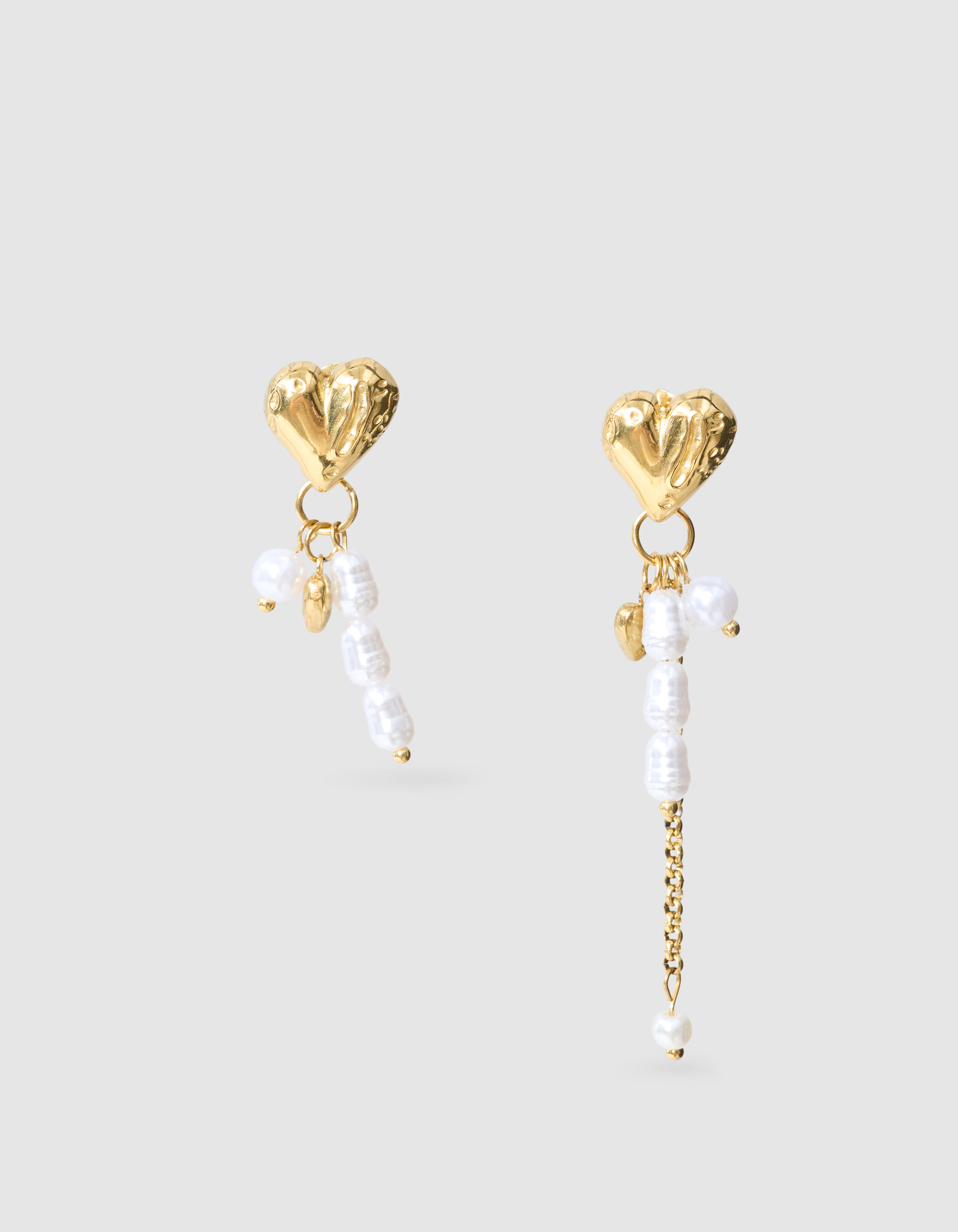 Heart Parel Oorbellen Goud SHOEBY ACCESSOIRES
