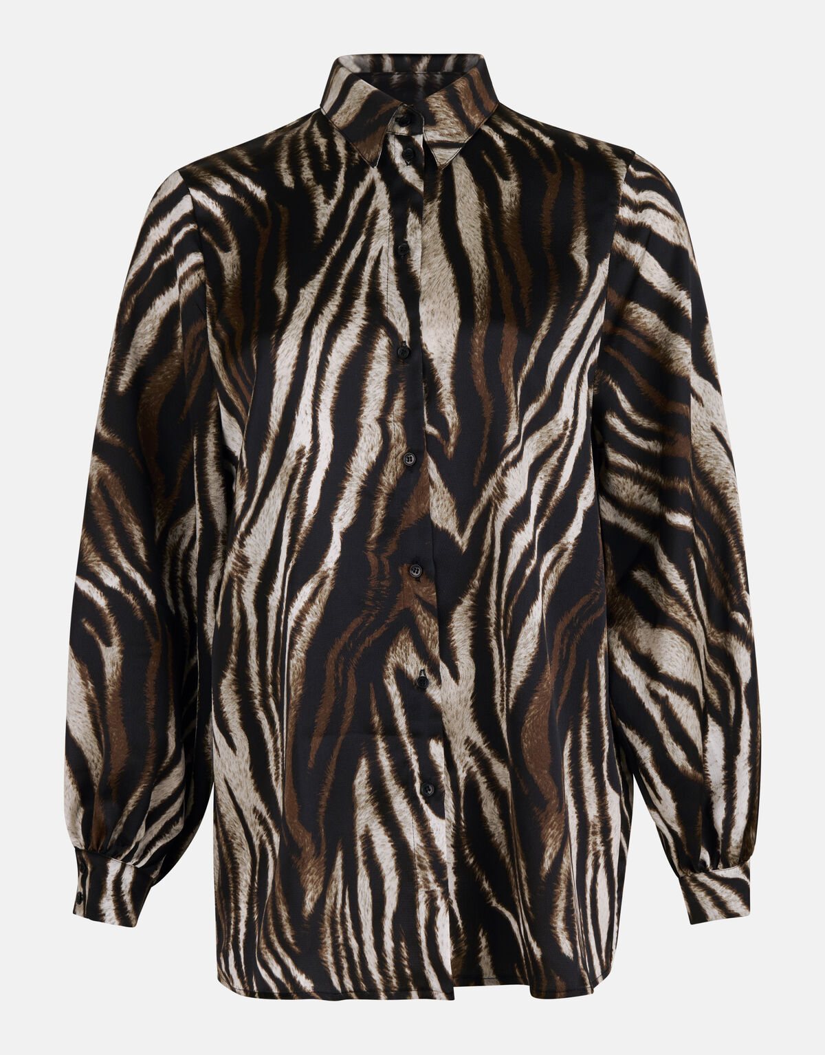 Tijgerprint Blouse Bruin SHOEBY WOMEN