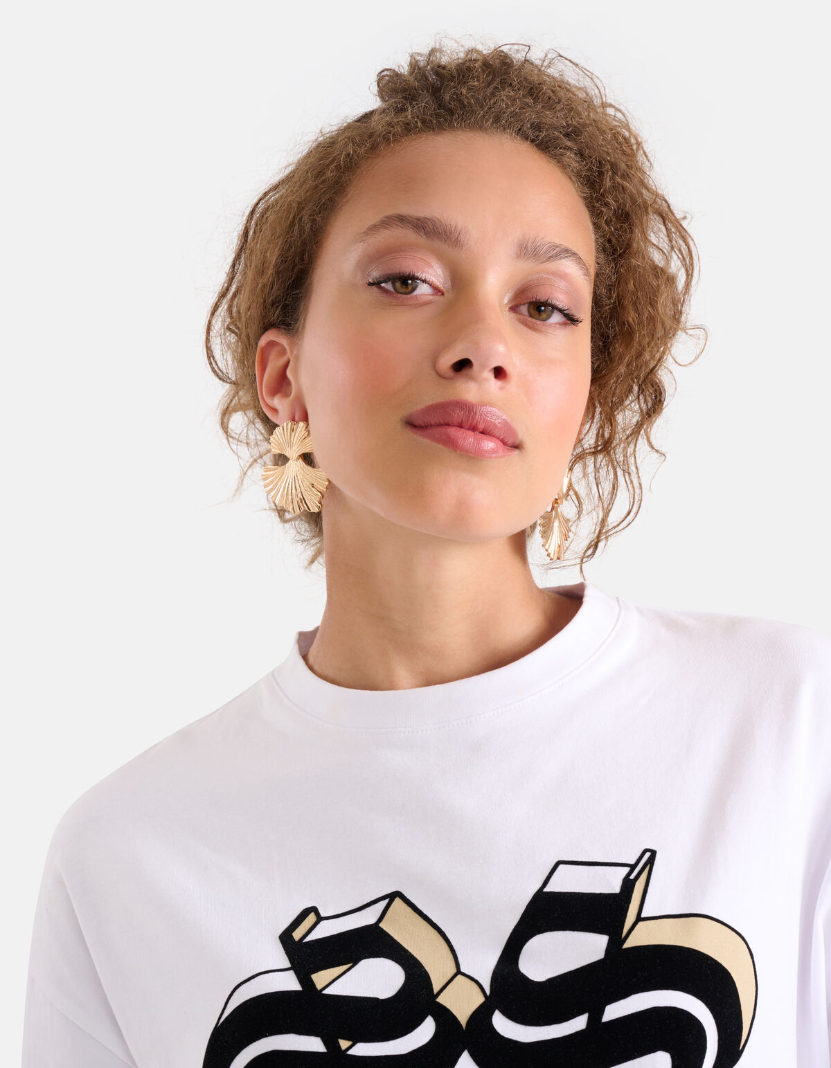 Leaf Oorbellen Goud SHOEBY ACCESSOIRES