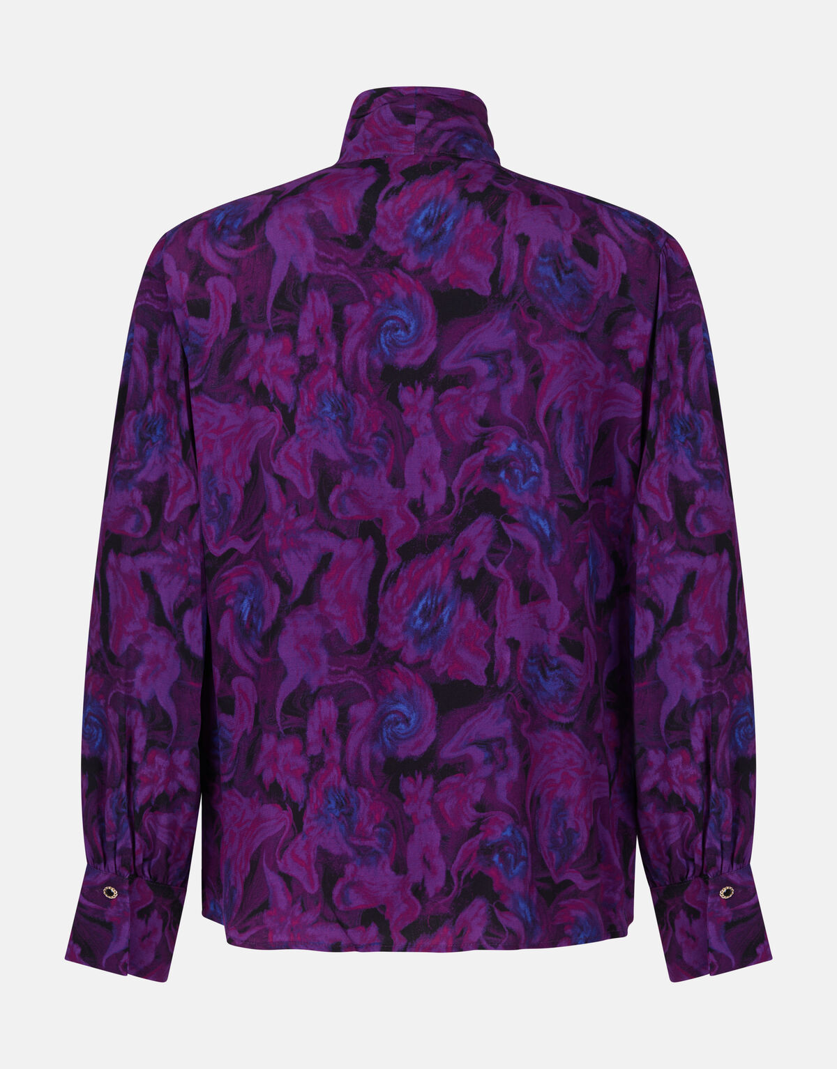 Bloemenprint Strik Blouse Paars SHOEBY WOMEN