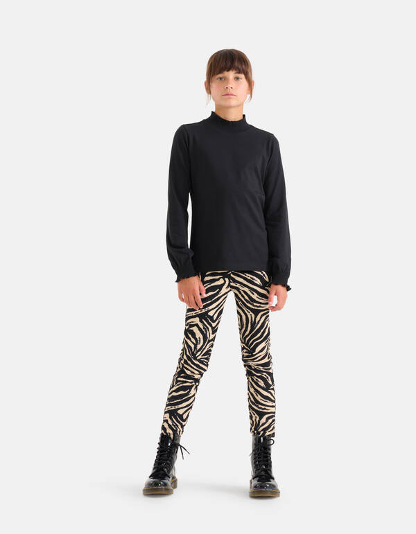 Katoenen Top Zwart Jill&Mitch