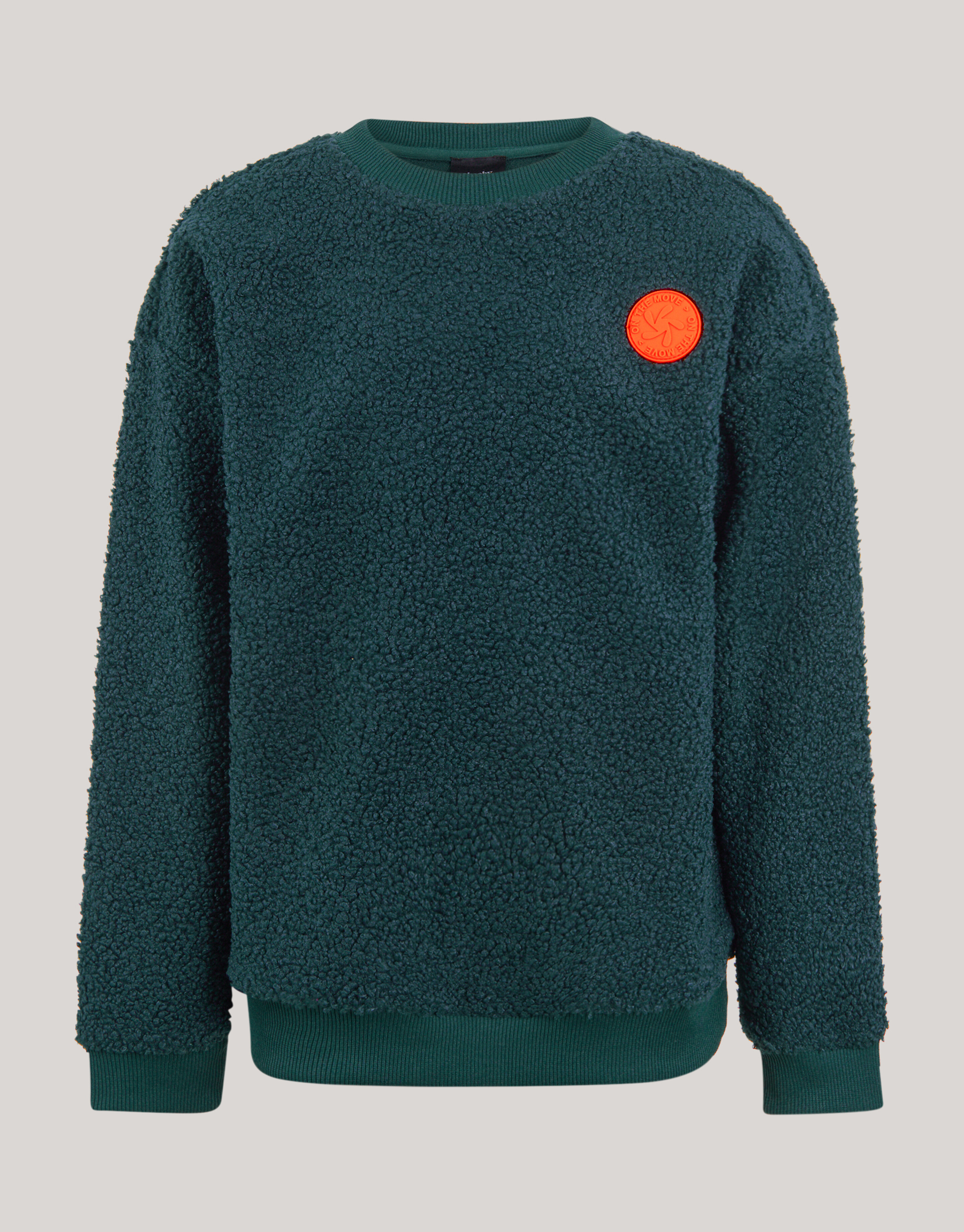 Teddy Sweater Donkergroen SHOEBY BOYS