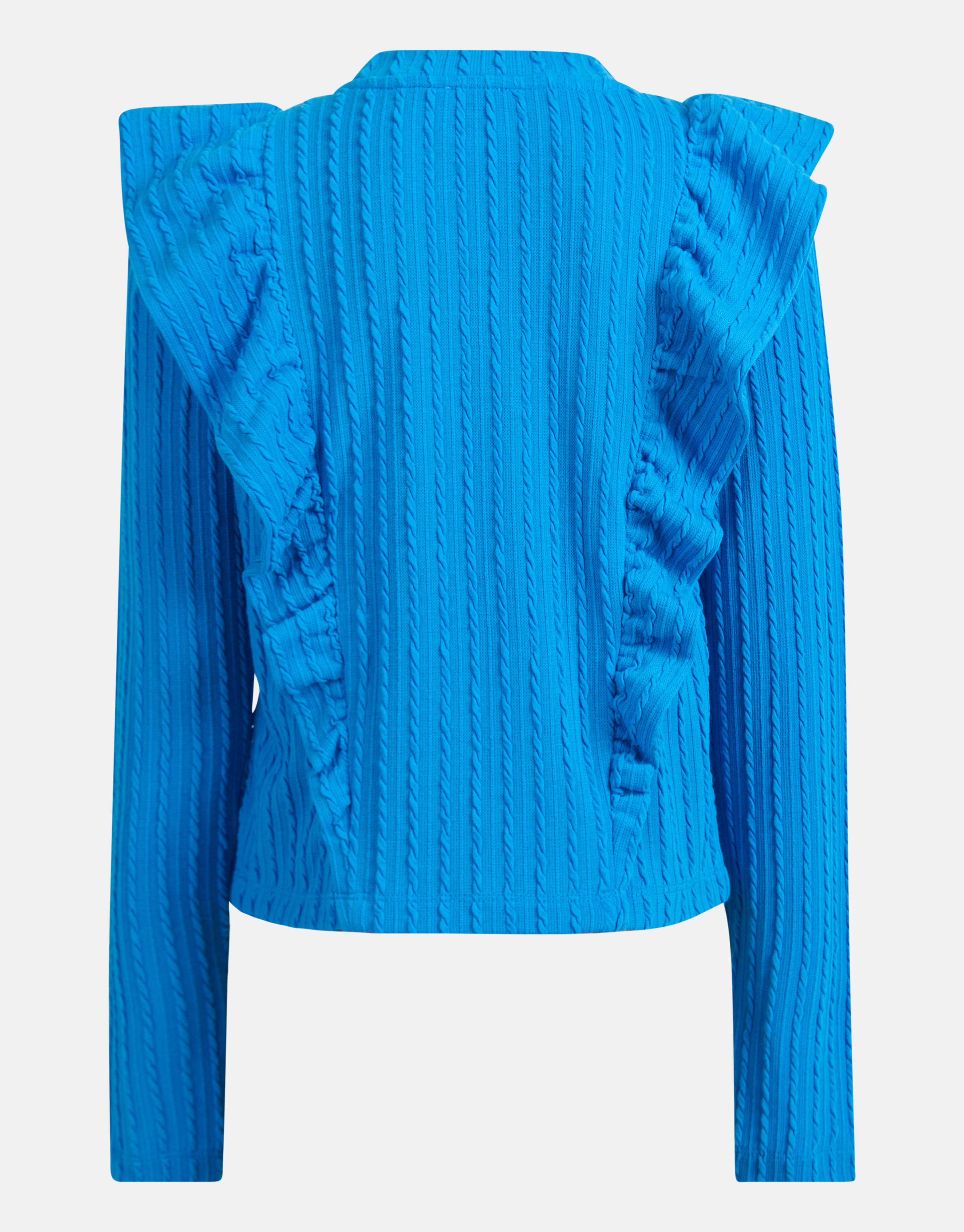 Kabel Ruffle Top Blauw SHOEBY GIRLS