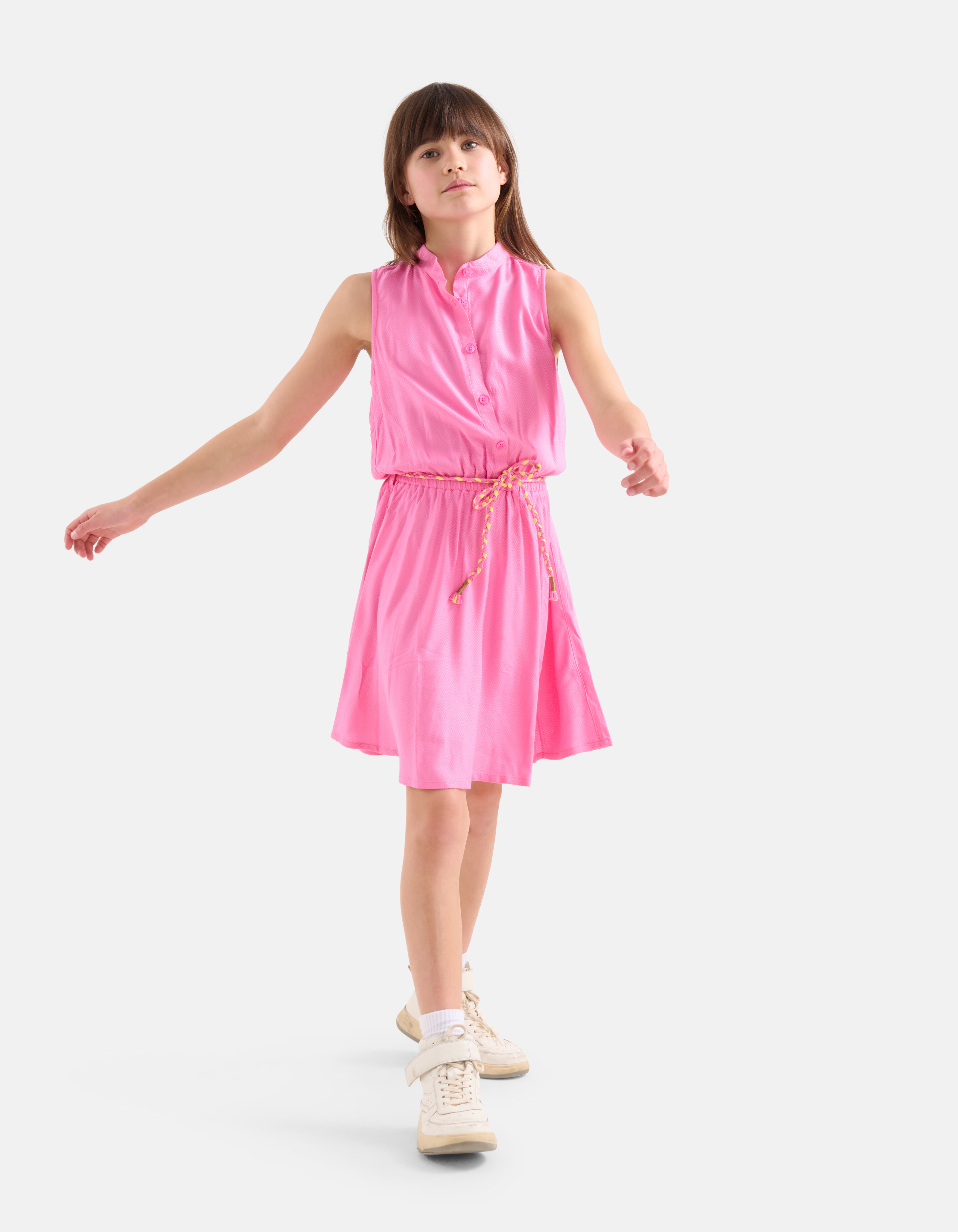 Jacquard Jurk Roze SHOEBY GIRLS
