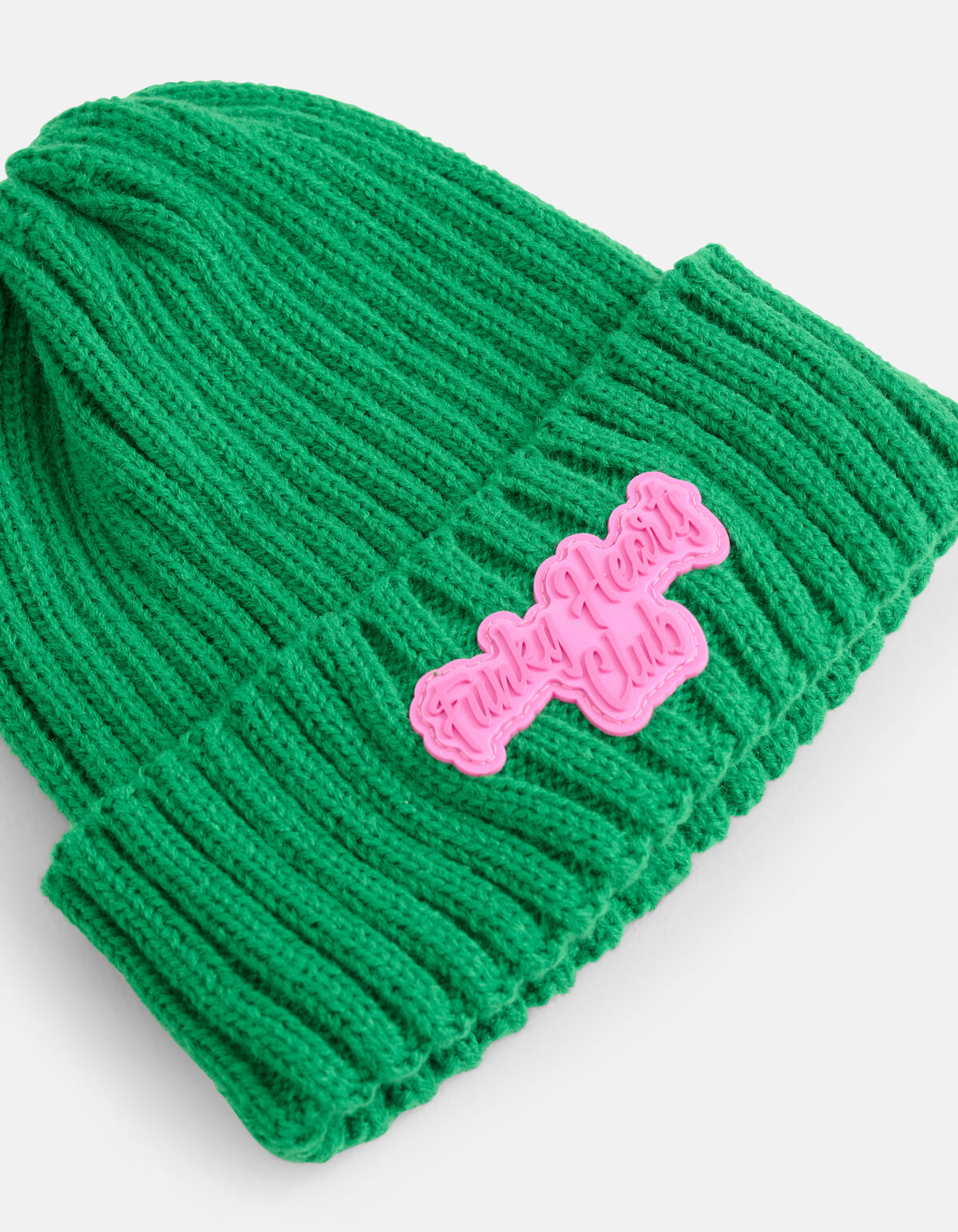 Badge Beanie Groen SHOEBY ACCESSOIRES