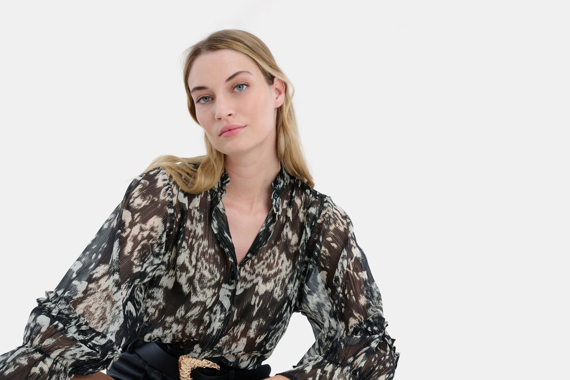 Glam Chiffon Blouse By Fred EKSEPT