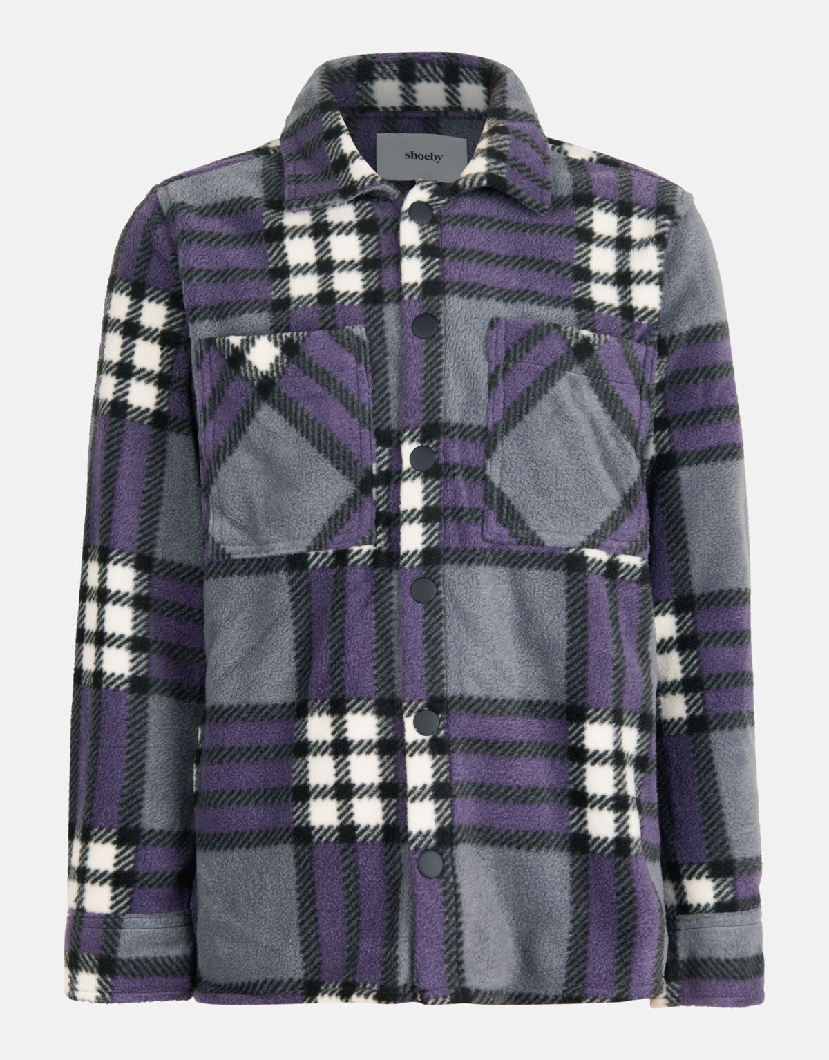 Geruit Overshirt Donkergrijs SHOEBY BOYS