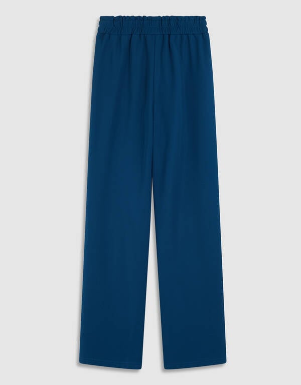 Basis Wide Leg Broek Donkerblauw SHOEBY GIRLS