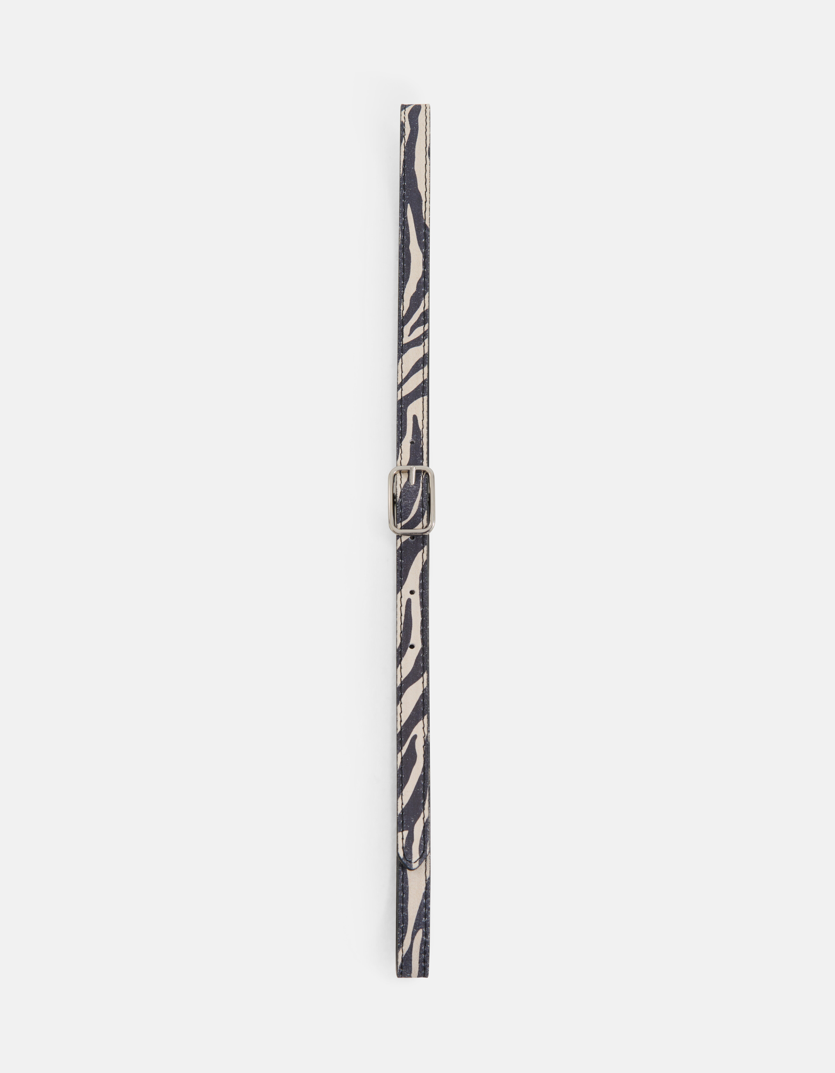 Zebraprint Riem Zwart SHOEBY ACCESSOIRES