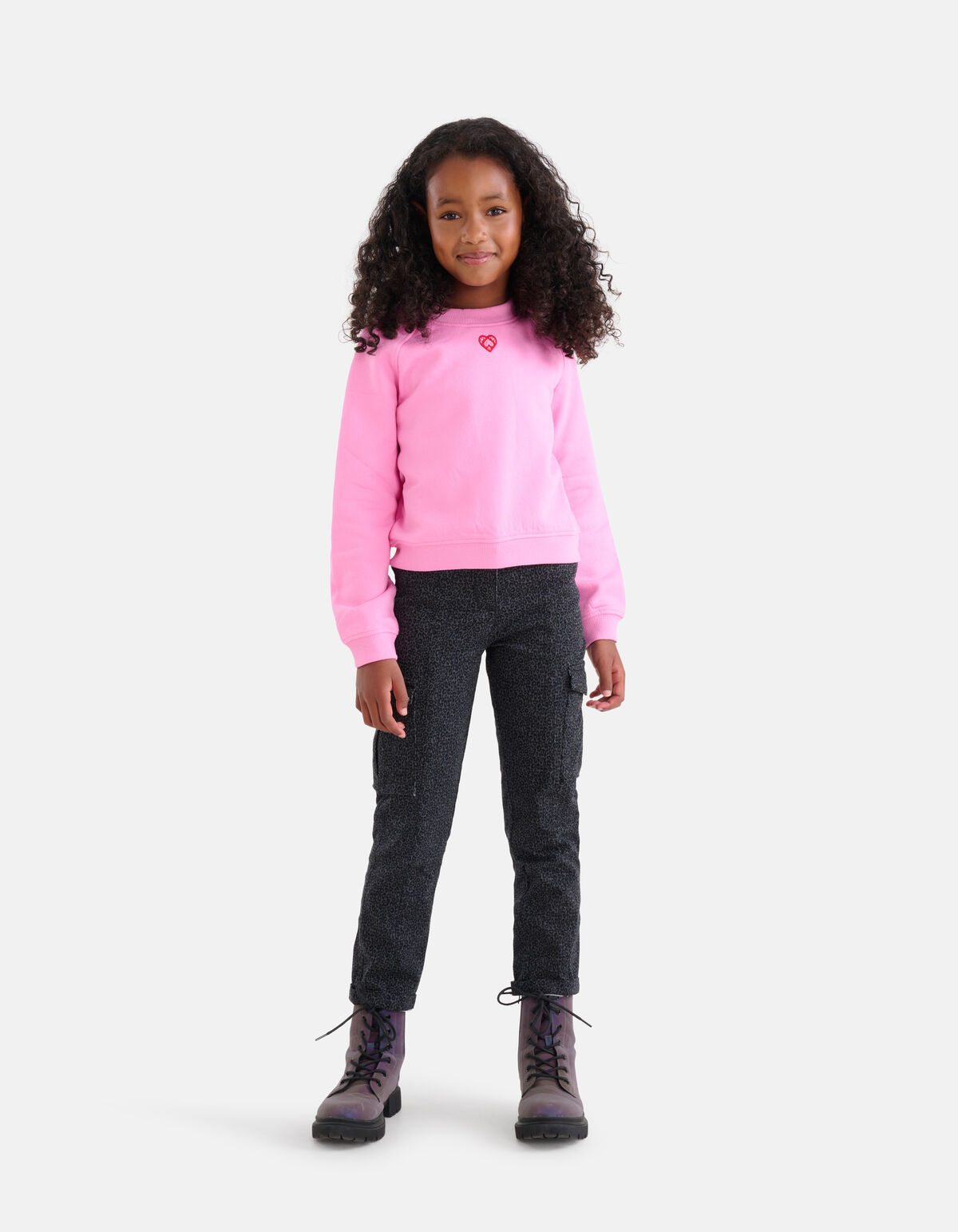 Embroidery Sweater Roze SHOEBY GIRLS