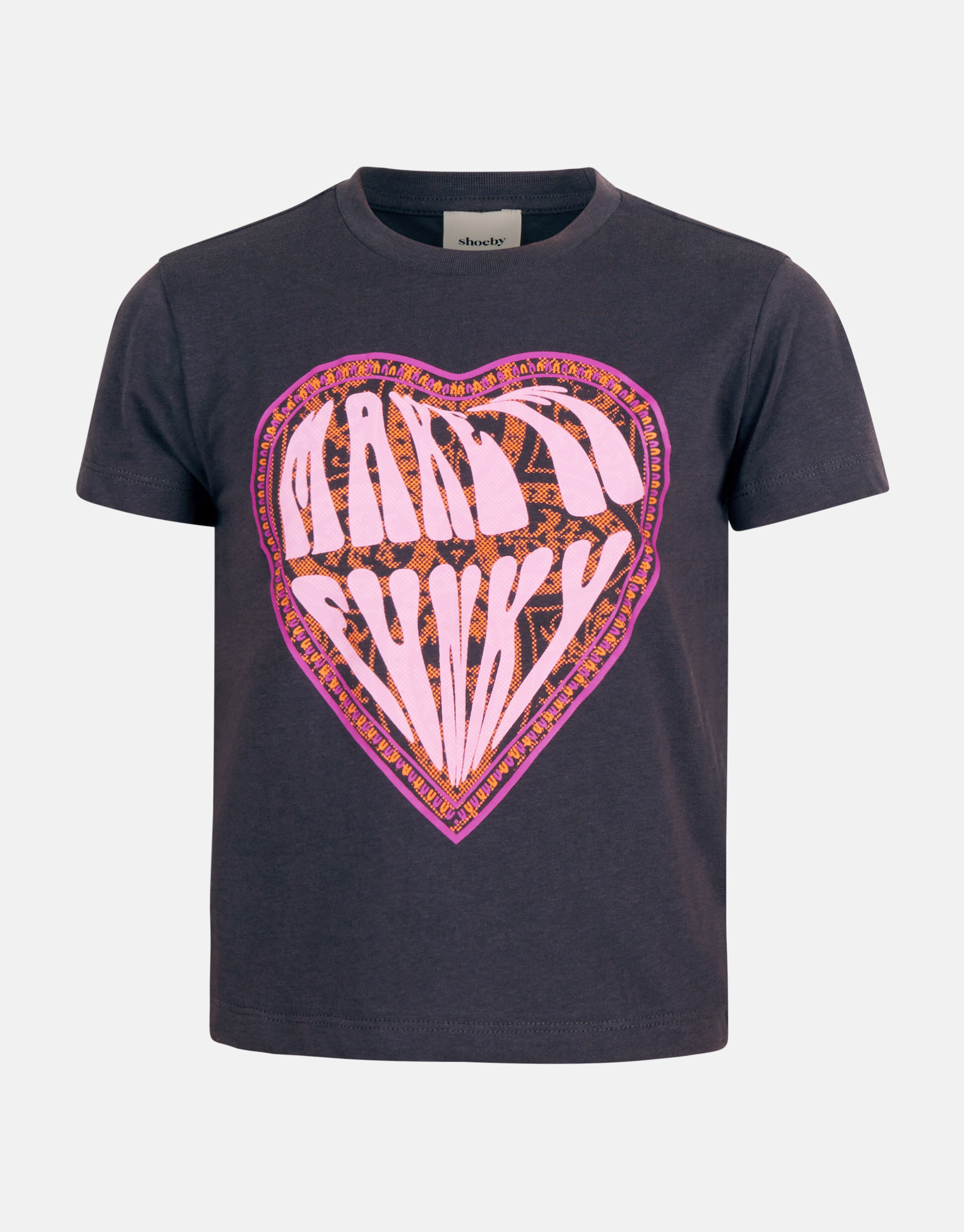 Artwork T-shirt Donkergrijs SHOEBY GIRLS