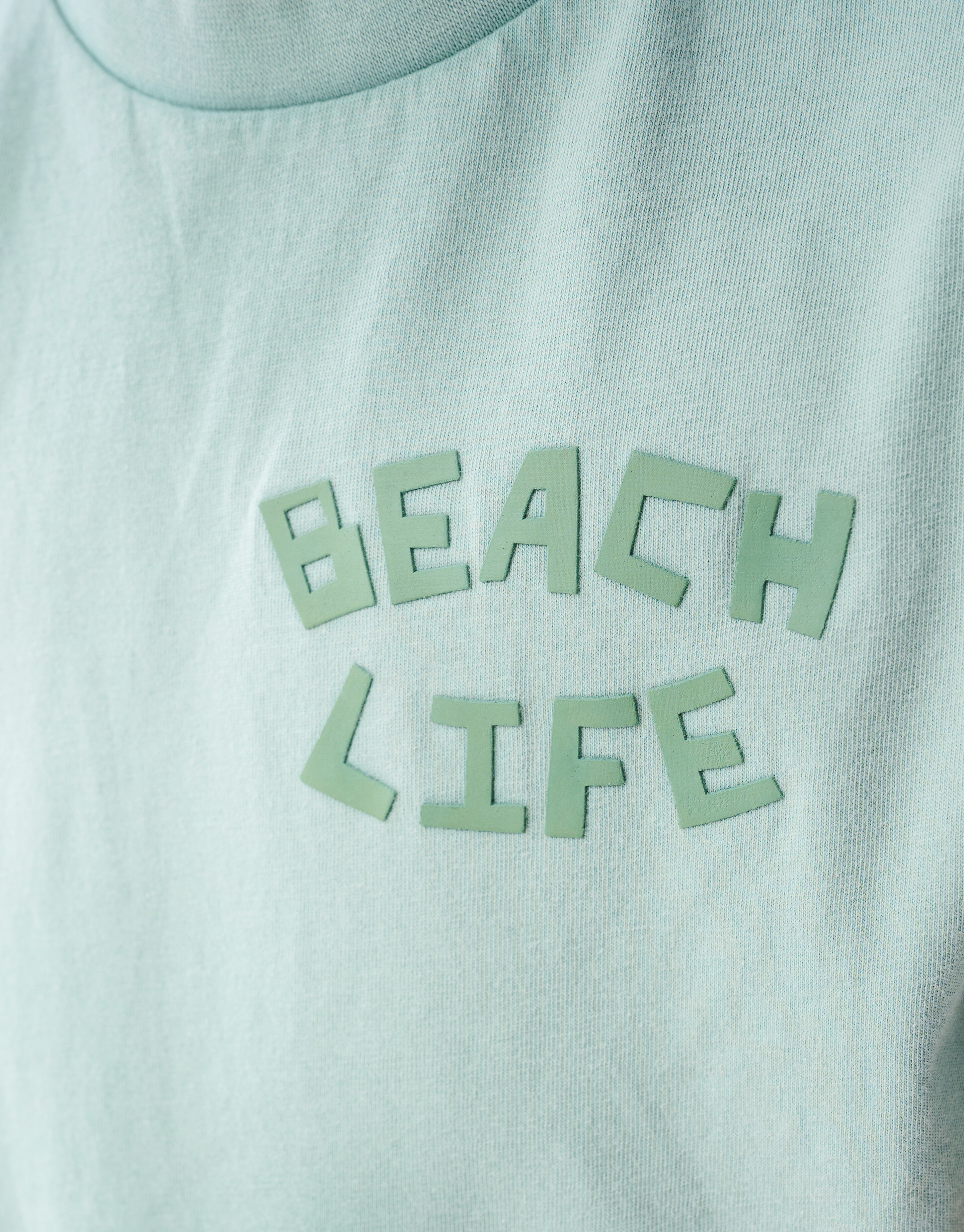 Beach Life T-shirt Groen SHOEBY BOYS