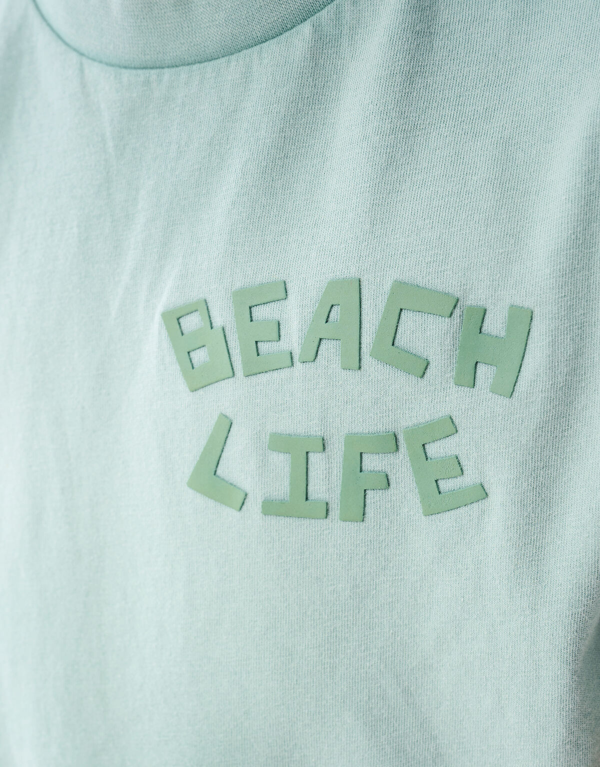 Beach Life T-shirt Groen SHOEBY BOYS