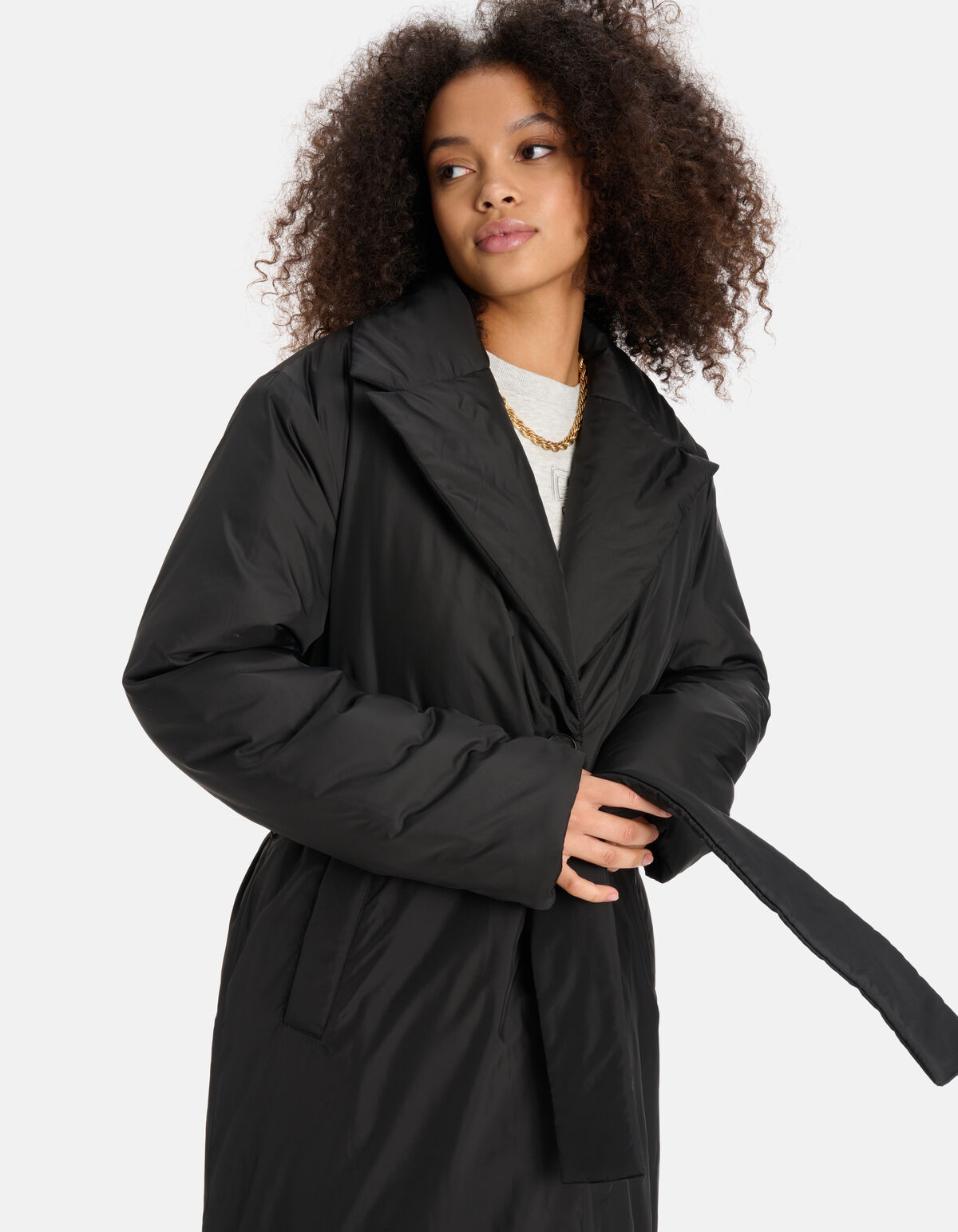 Coat Puffer Jas Zwart SHOEBY WOMEN