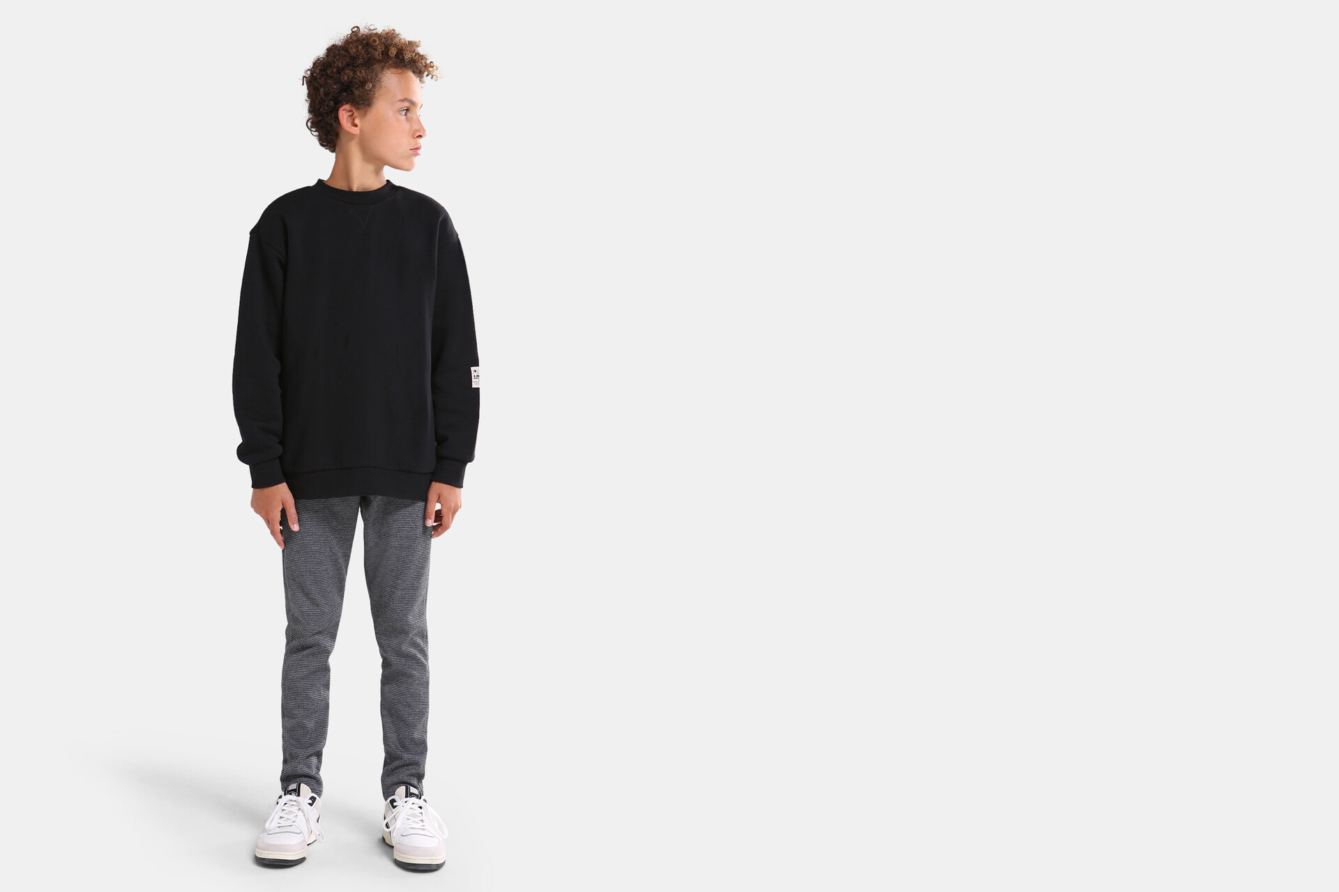 Geruite Pantalon Grijs SHOEBY BOYS