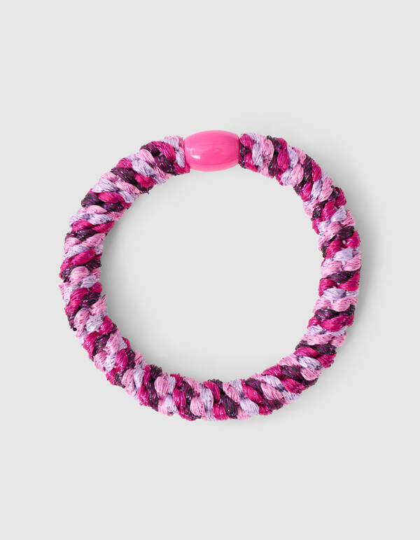 Lurex Haarelastiek Paars/ Roze SHOEBY ACCESSOIRES