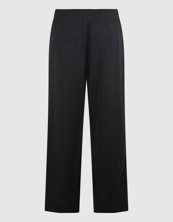 Wide Leg Broek Zwart SHOEBY WOMEN