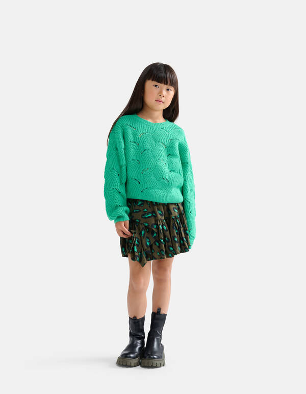 Gebreide Trui Groen SHOEBY GIRLS