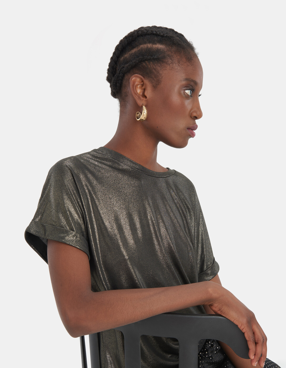 Glitter Round T-shirt