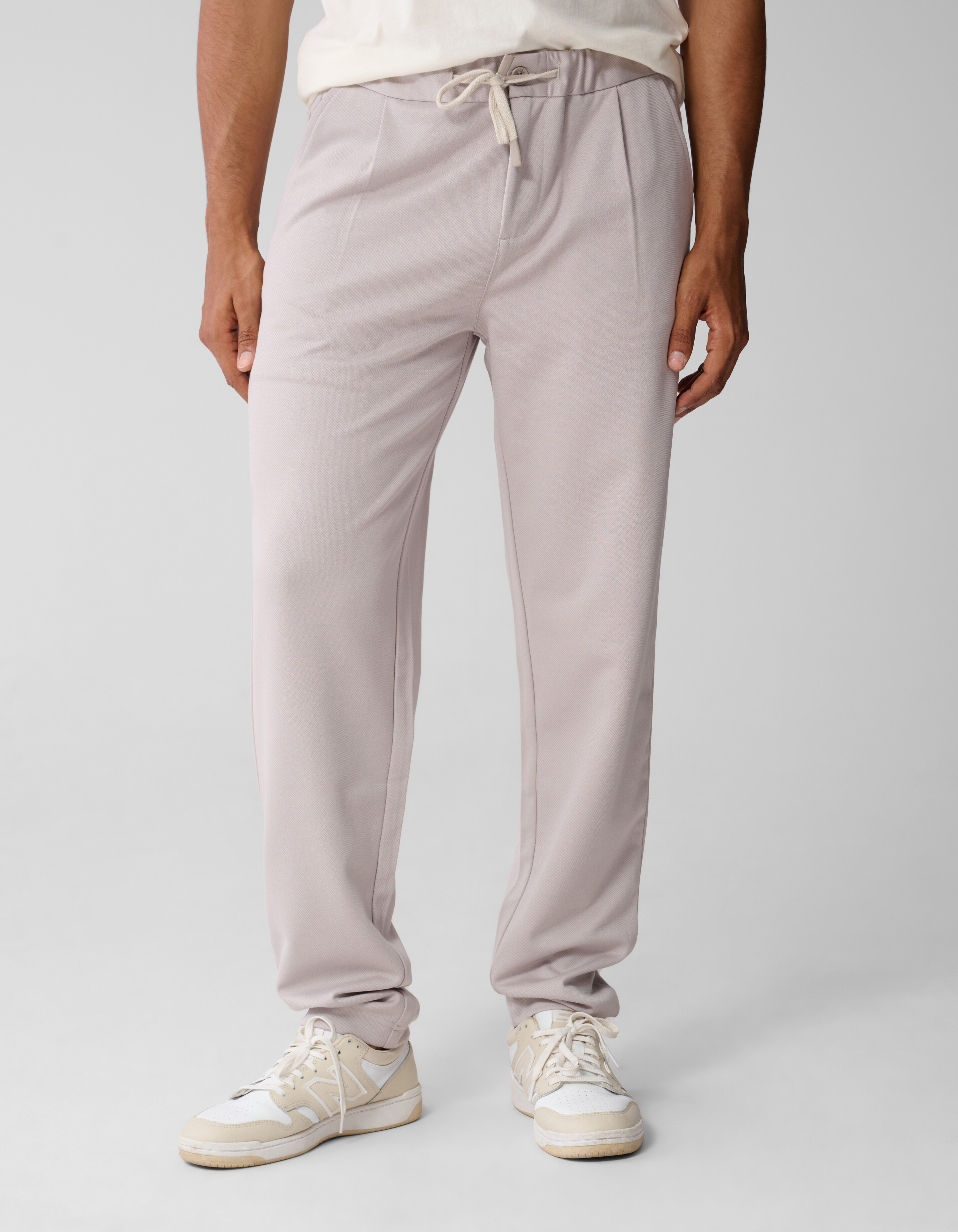 Tapered Broek Lichtgrijs SHOEBY MEN